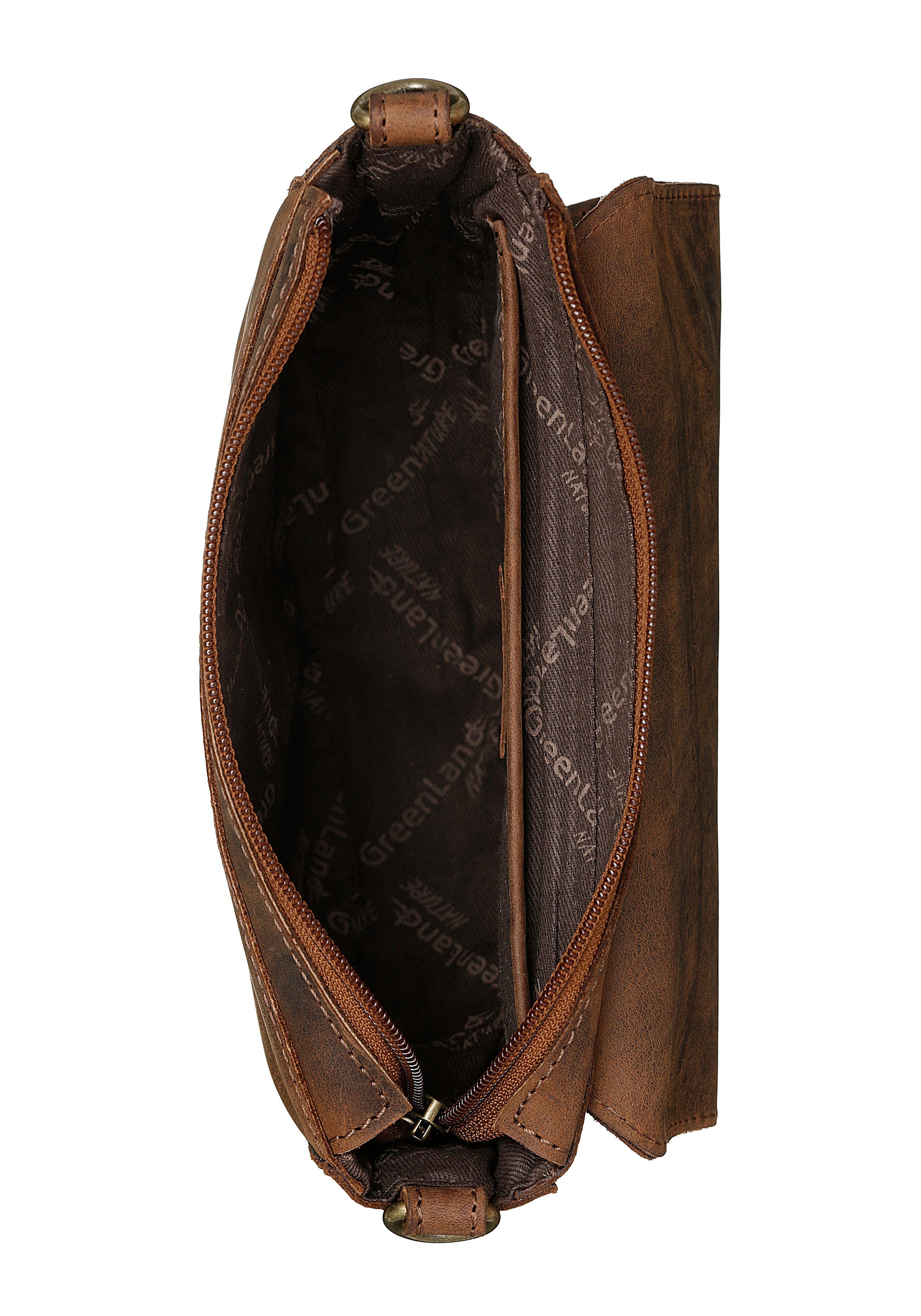 GreenLand Nature Gürteltasche Montenegro, 2in1 Gürteltasche und Umhängetasche