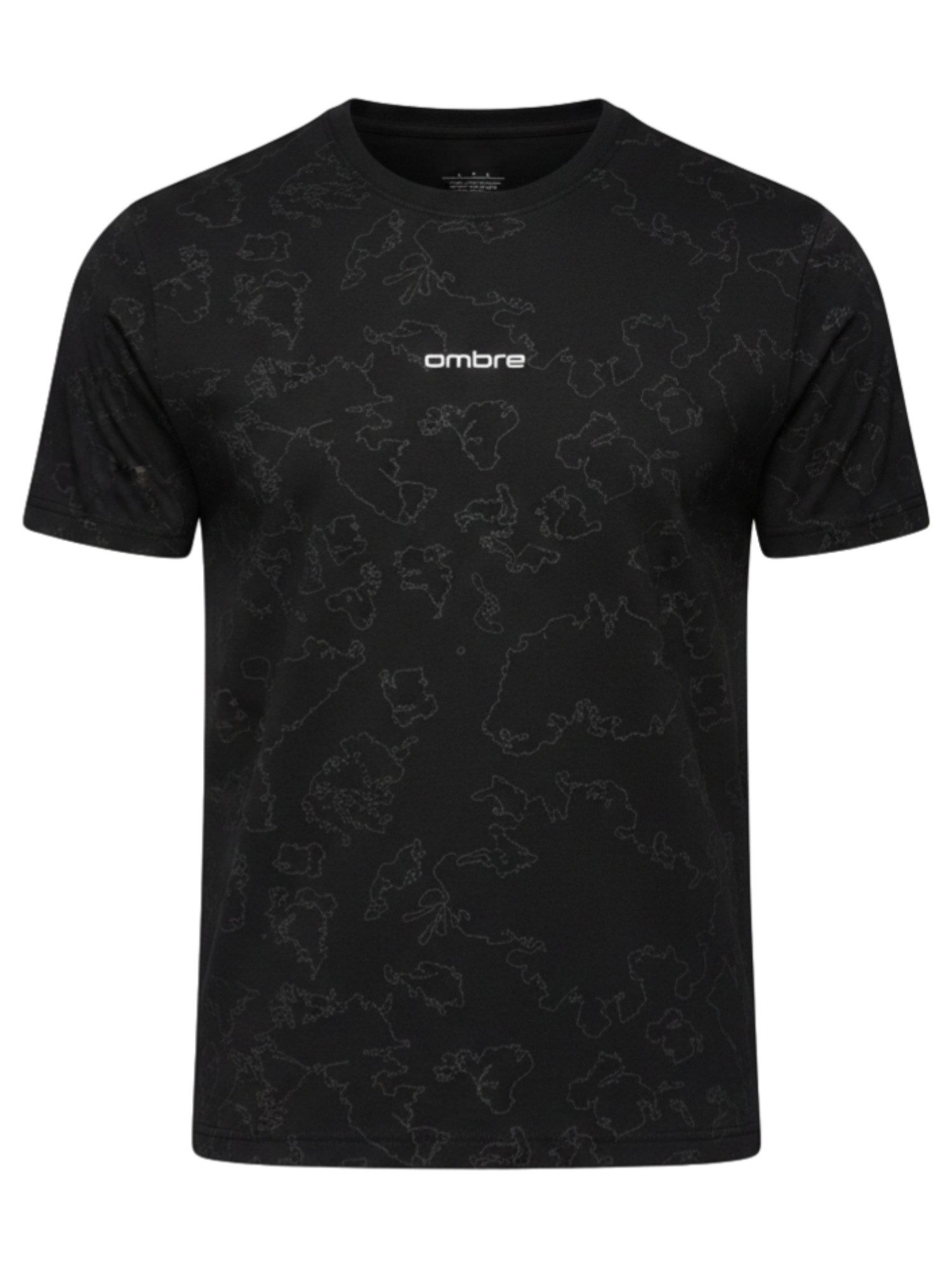 OMBRE Print-Shirt Herren-T-Shirt aus der Ombre-Linie