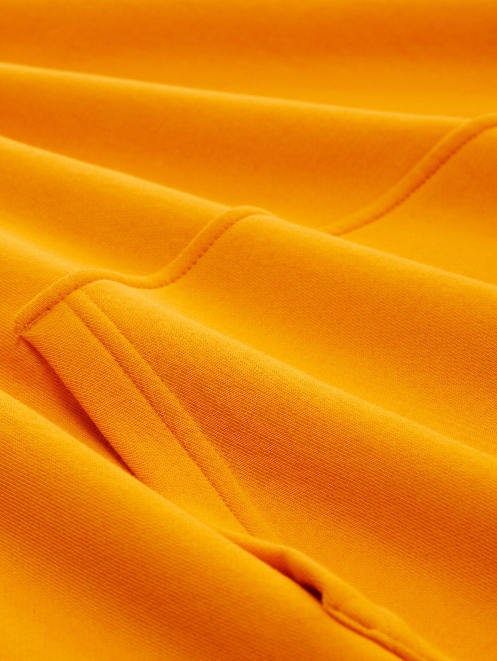 fresh orange Print TAILOR Logo Hoodie pepper TOM mit Denim Hoodie