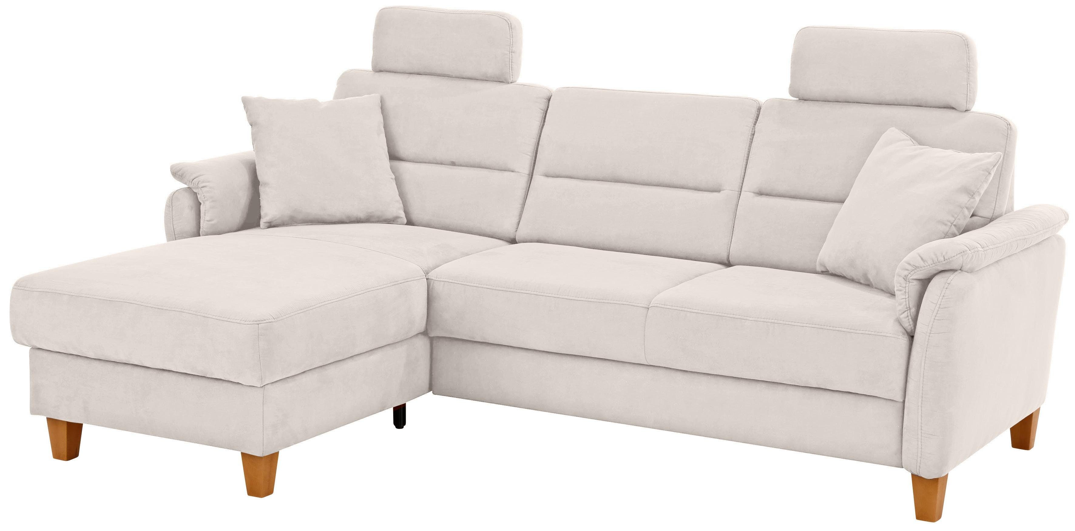 Home affaire Ecksofa Palmera L-Form, B: 244 cm - OTTO. Verlässliche Qualität., optional Bettfunktion & Bettkasten, Federkern