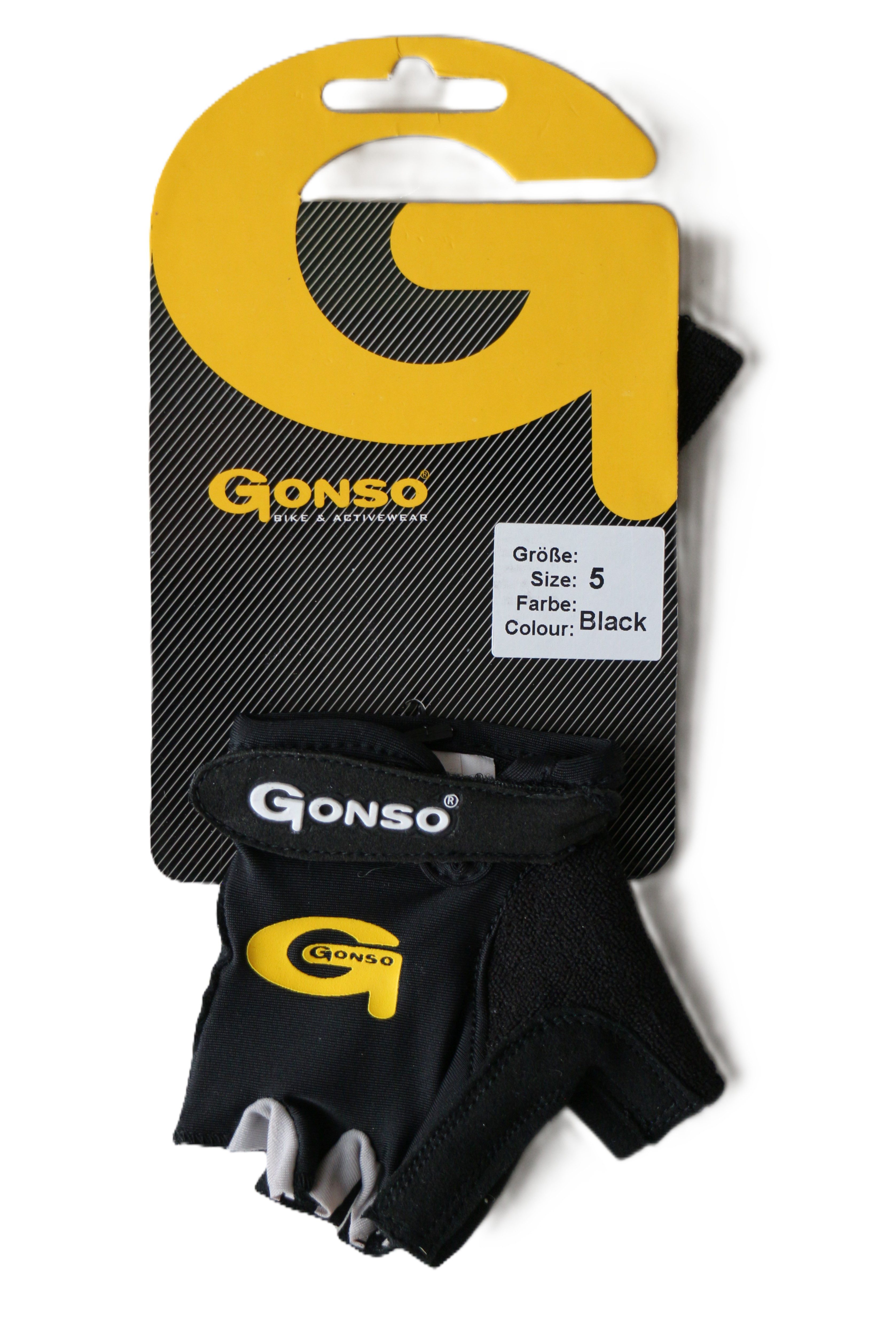 Gonso Fahrradhandschuhe Halbfinger Kinder Fahrradhandschuhe atmungsaktive Elastik-Qualität – Bild 4 von 4
