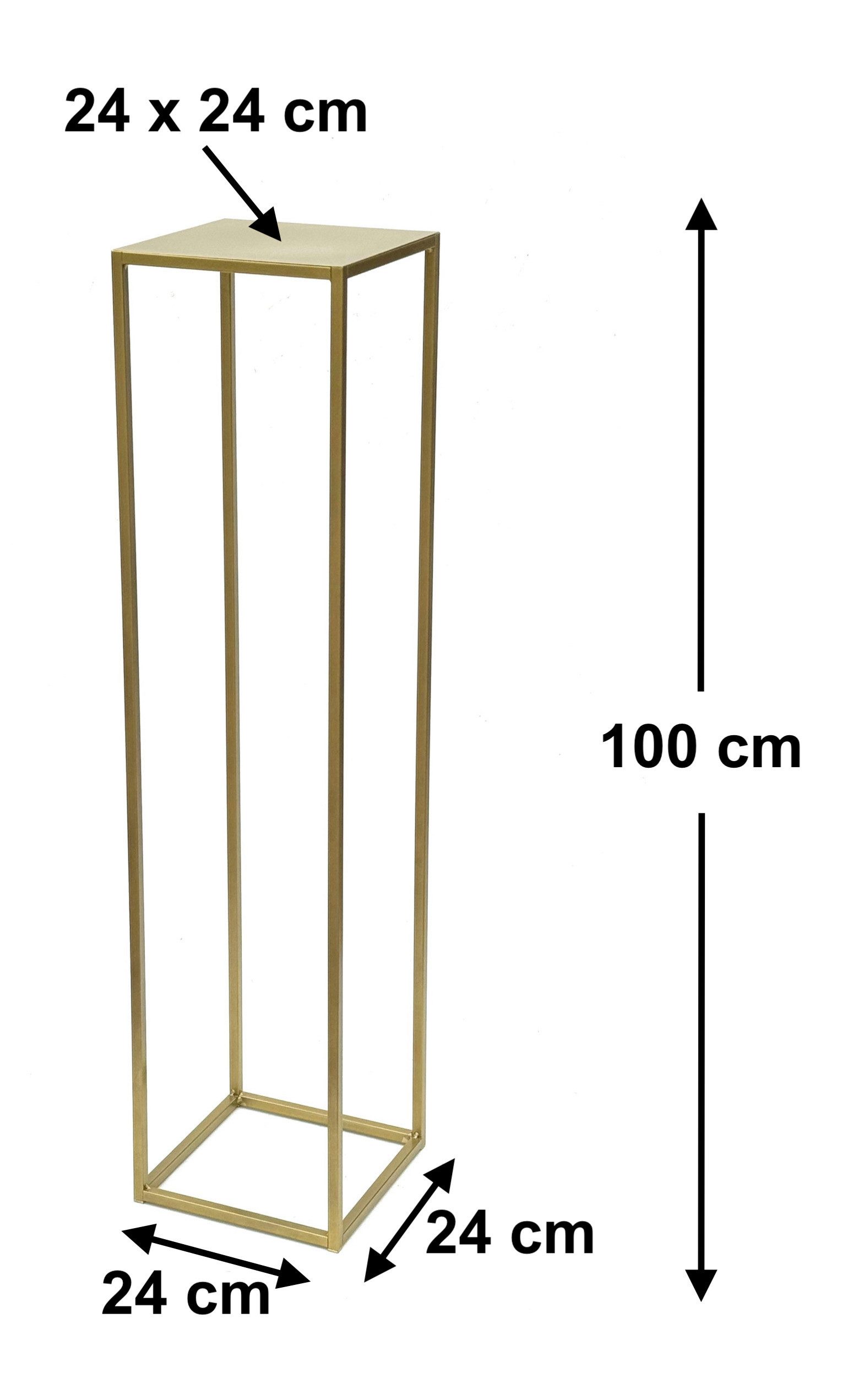 DanDiBo Blumenhocker Metall Gold Eckig 100 günstig online kaufen