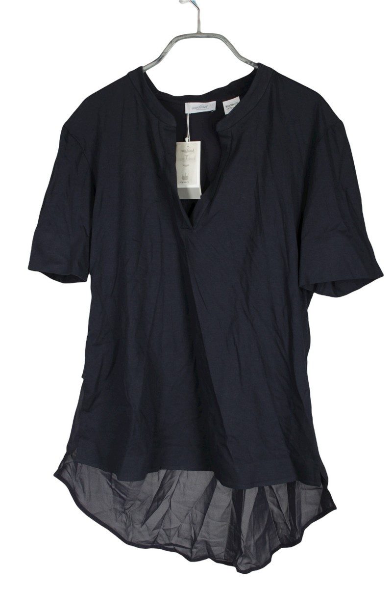 Van Laack Shirttop Van Laack Jaida-F1 Damen T-Shirt Jersey Gr. 34 dunkelblau Neu