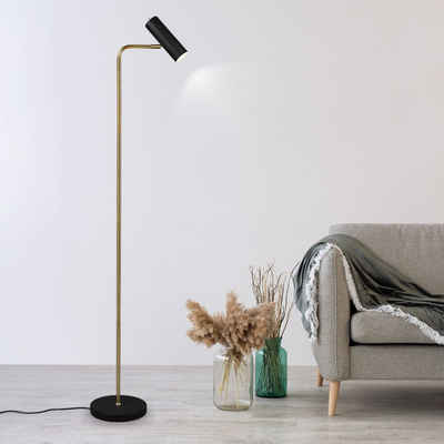 etc-shop Stehlampe, LED Steh Leuchte Spot Strahler verstellbar Ess Zimmer Beleuchtung
