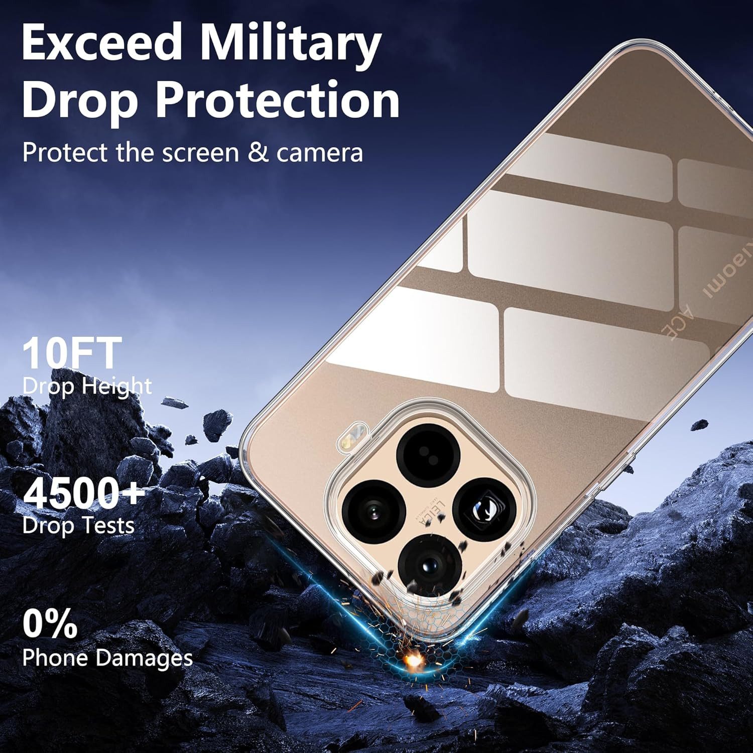 CLM-Tech Handyhülle Transparent für Xiaomi 15T / 15T Pro, TPU Gummi, Kratzfest, stoßsicher, schmutzabweisend