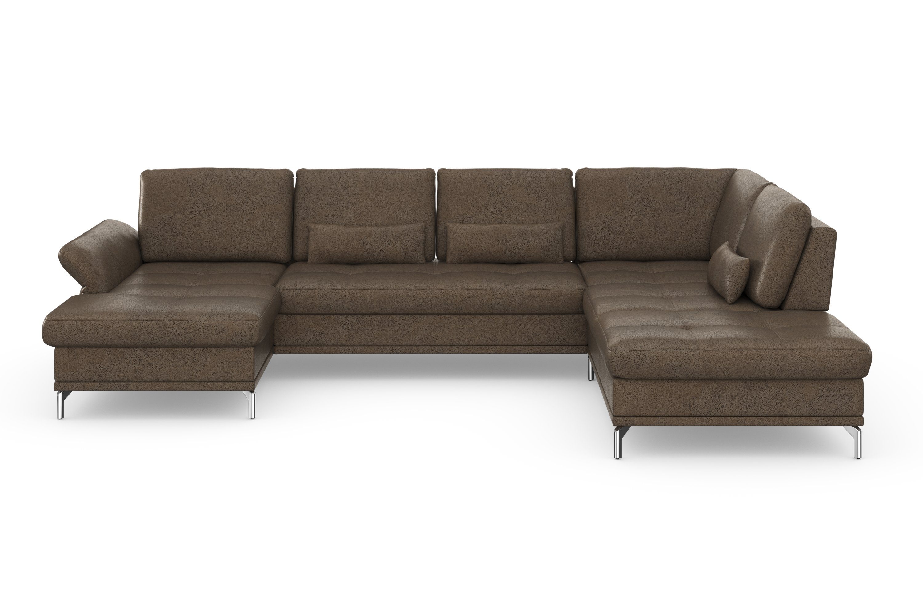 INOSIGN Wohnlandschaft "Palm Beach U-Form" Federkern, mit Sitztiefenverstel günstig online kaufen