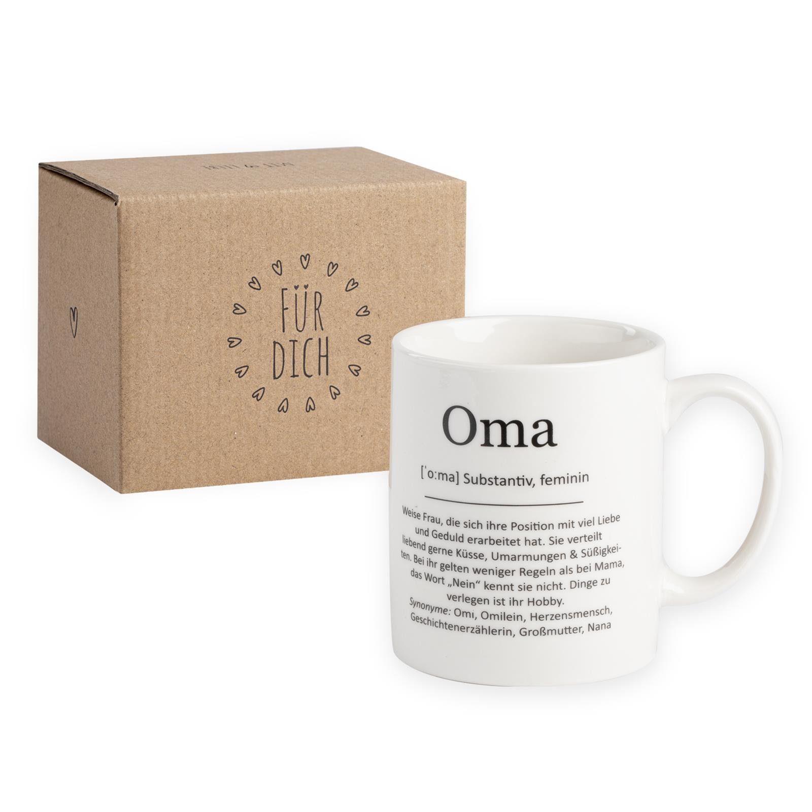 Spruch ILP Oma Tasse mit Kaffeebecher