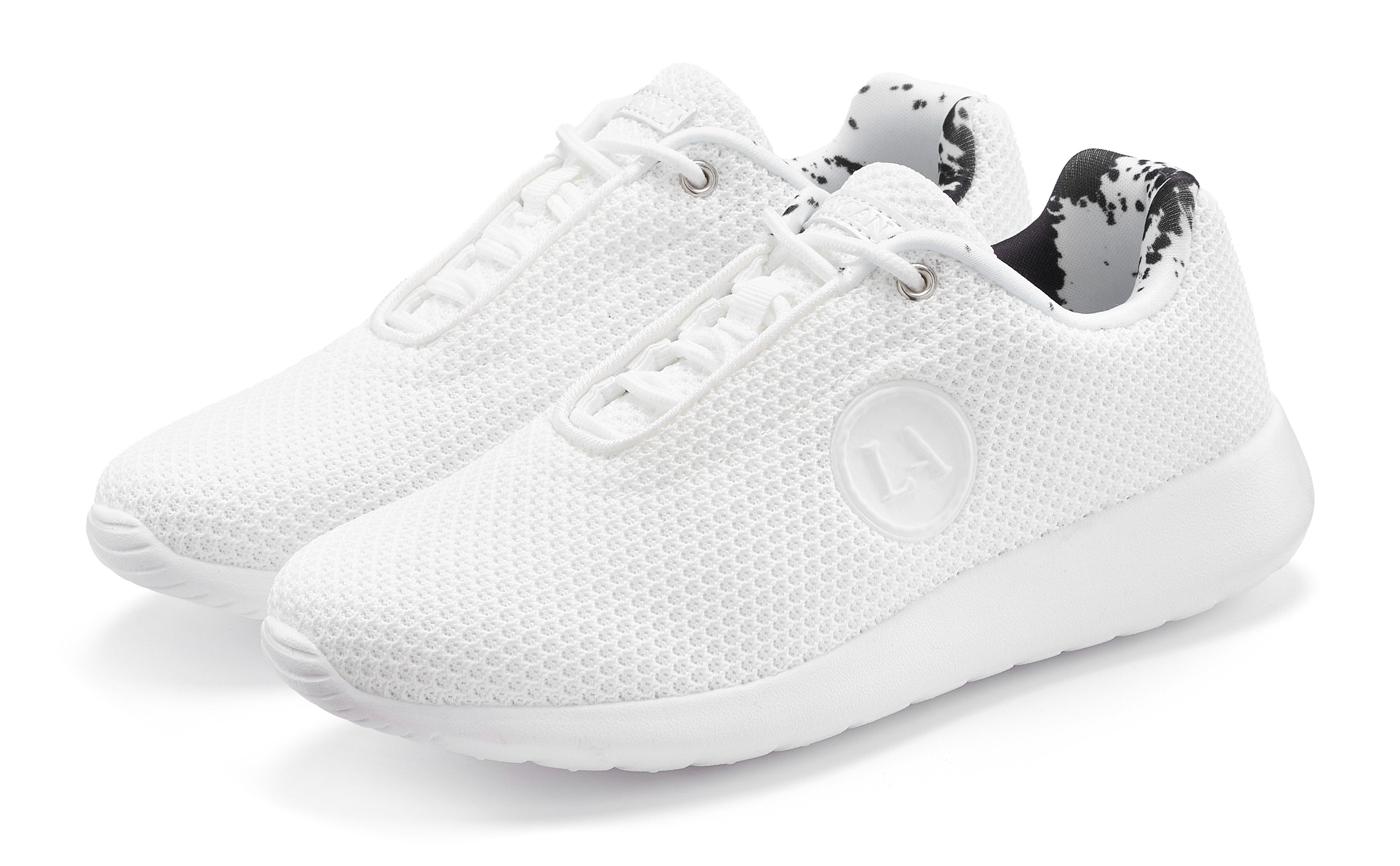 LASCANA ACTIVE Sneaker mit Wohlfühlinnensohle, Schnürhalbschuh, Freizeitschuh VEGAN