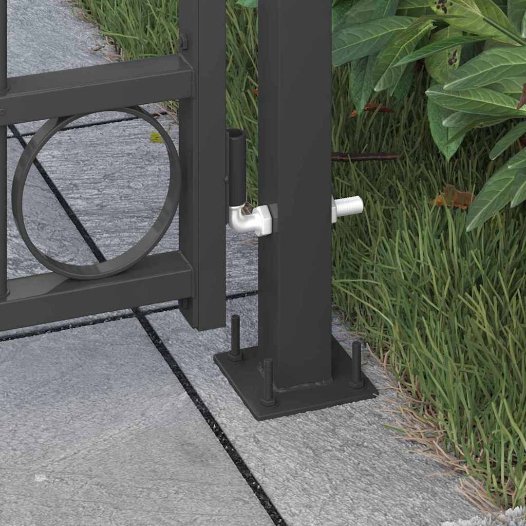 vidaXL Gartentor Zauntor Grau 102 x günstig online kaufen