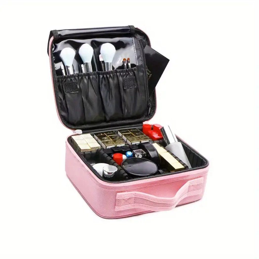 TUABUR Kulturbeutel Reise-Make-up-Tasche: tragbar, wasserdicht - Teens pink Perfekt für