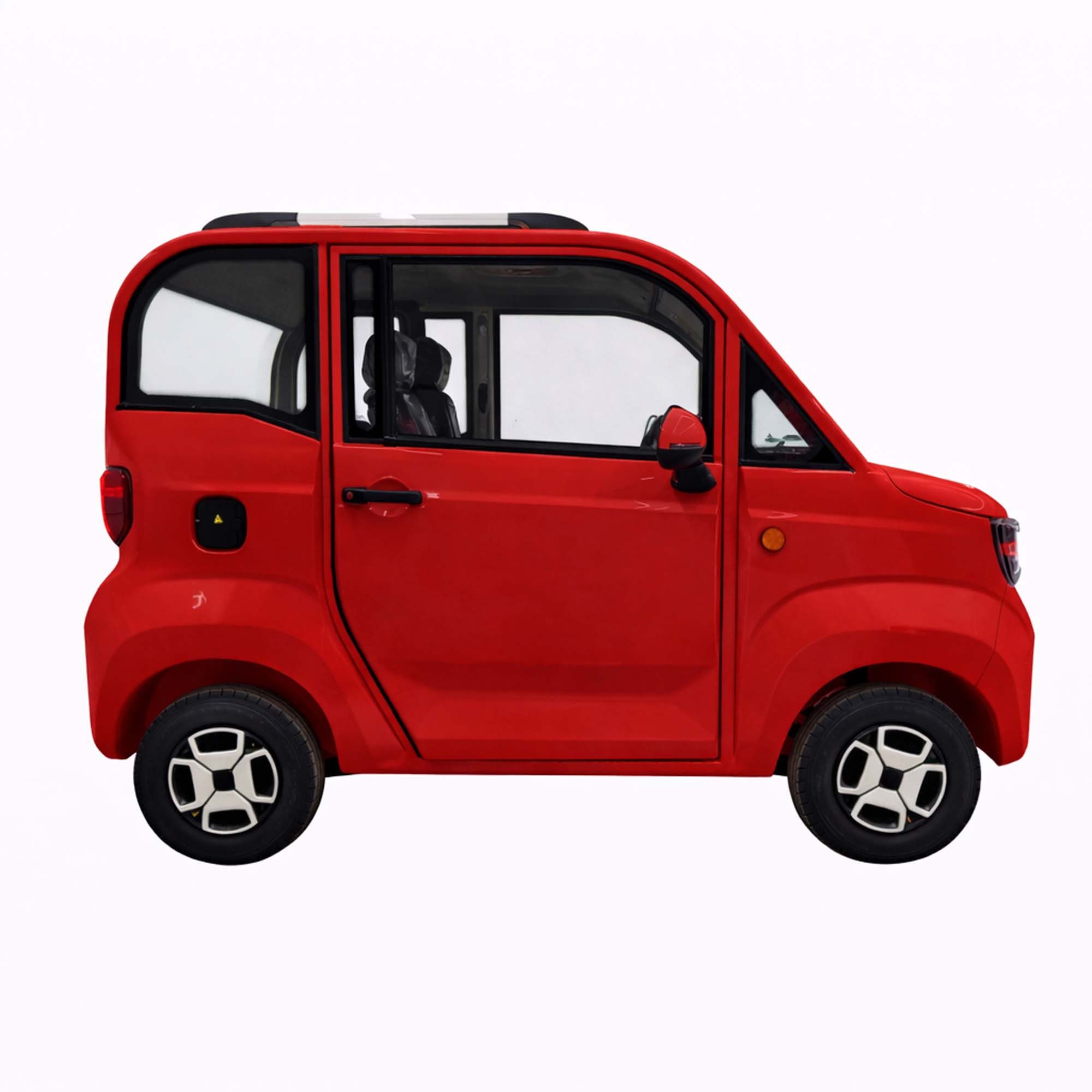 Urban Hopper E-Motorroller Urban Hopper Twin Base 4-Rad Elektro Kabinenroller 2 Sitzer Microcar, 3000 W, 45 km/h, Sitz nebeneinander ca. 60km Reichweite, Blei-Gel Akku, LED Licht COC