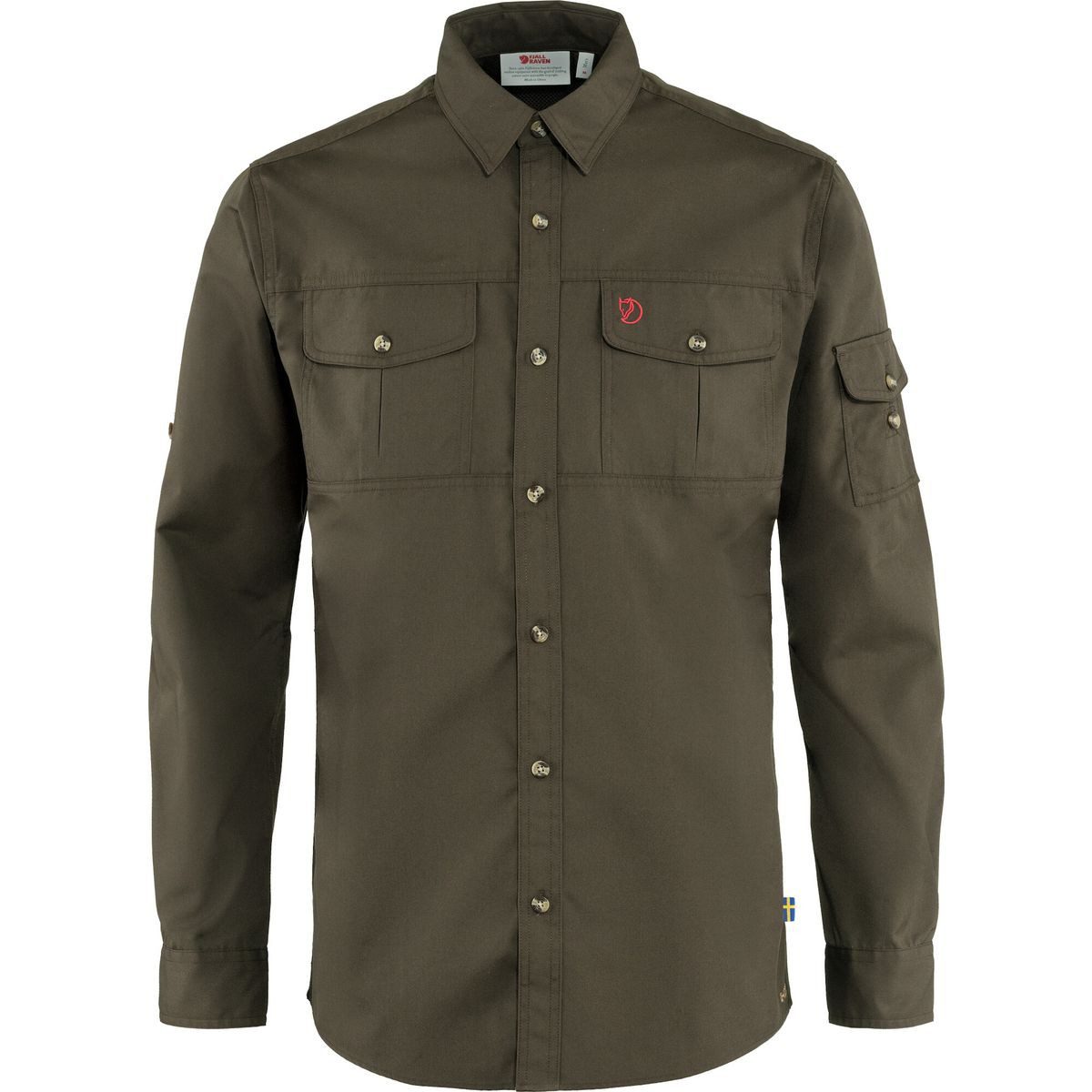 Fjällräven Funktionsshirt Singi Trekking Shirt LS M Vielseitiges, strapazierfähiges Herren-Trekkinghemd mit exzellenter