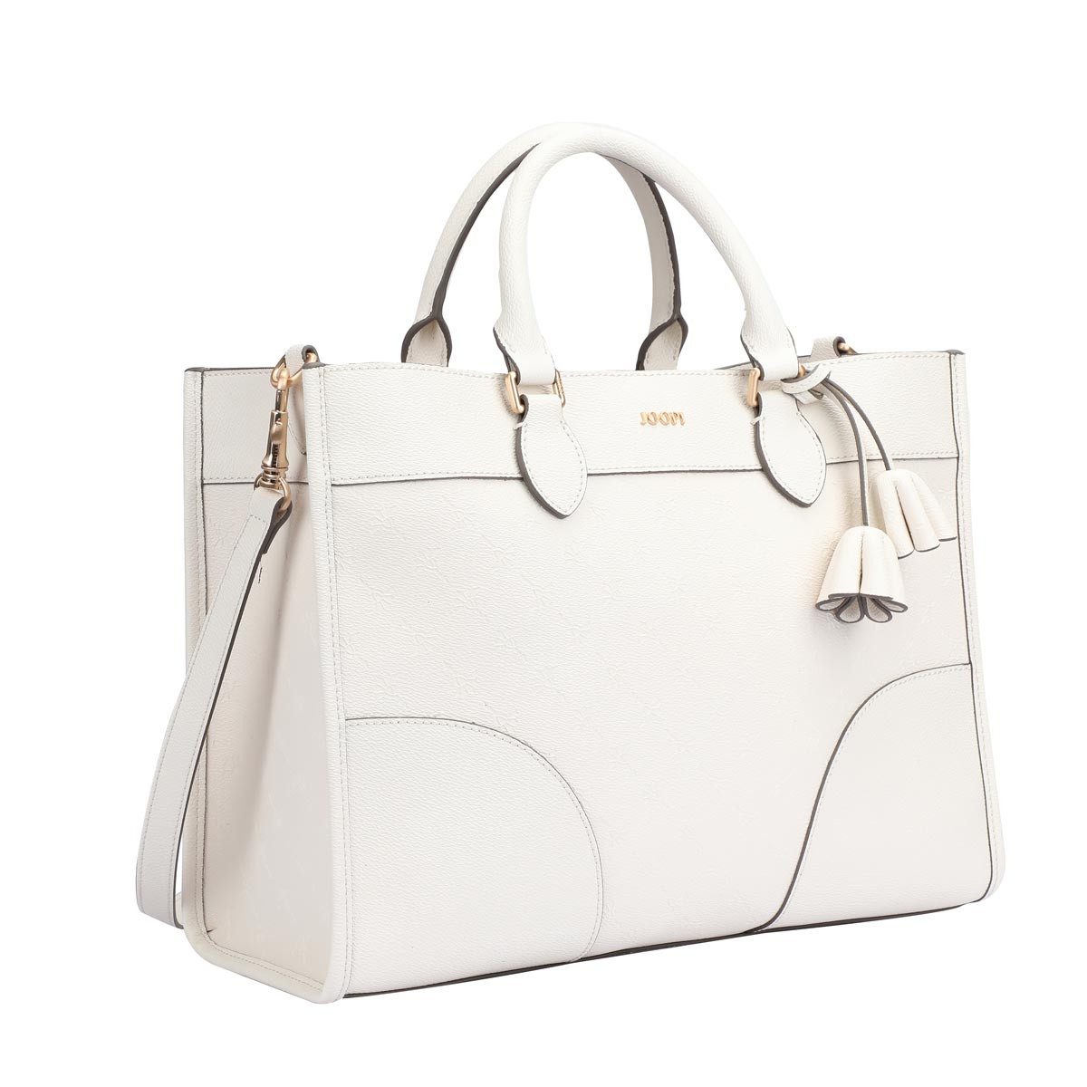 JOOP! Schultertasche 4140005332 Cortina Stampa Aurelia Handbag Lho offwhite (ein Stück, 1-tlg., ca. B/H/T 36/27/15 cm)