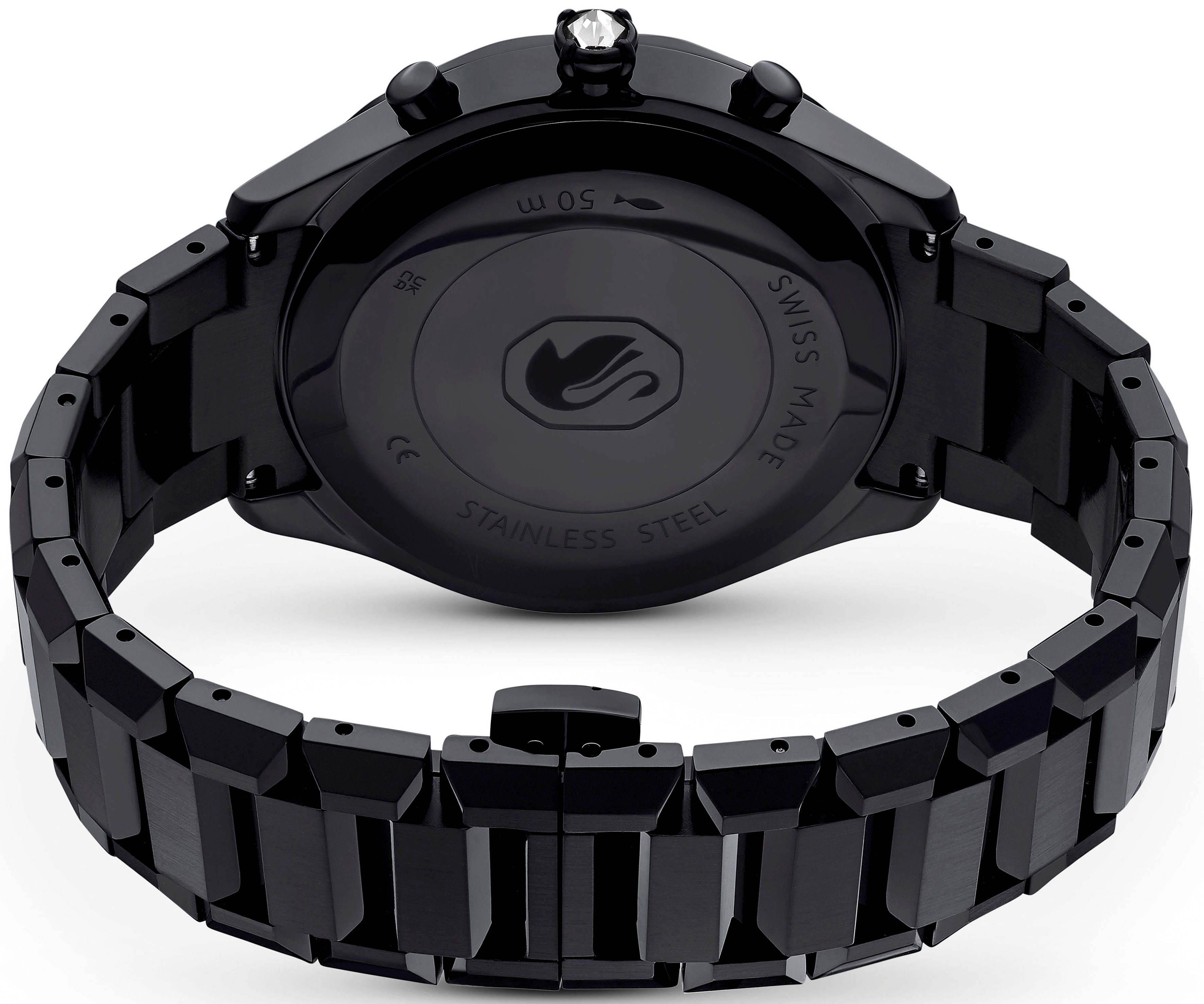 Swarovski Chronograph DEXTERA CHRONO 5641393, Armbanduhr, Quarzuhr, Damenuhr, Swarovski-Kristalle, Swiss Made