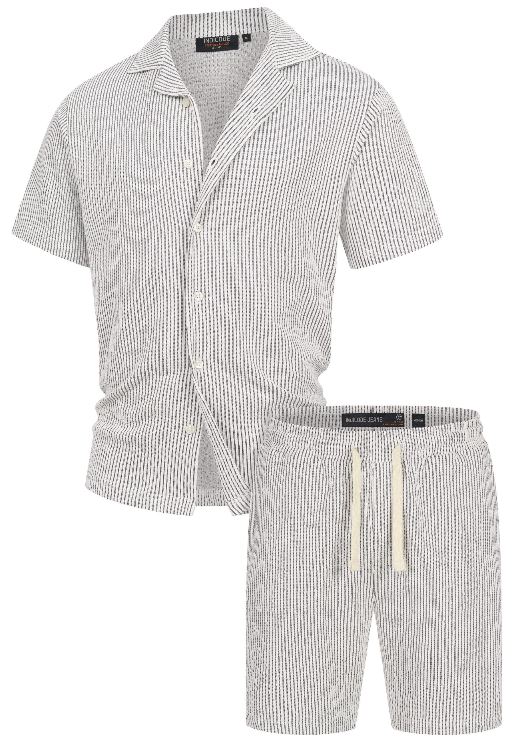 Indicode Sweatshorts INLino Set aus hochwertigem günstig online kaufen
