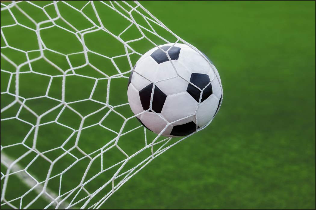 Muralo Fototapete Muster – Fototapete Wandtapete Vlies Wanddeko Wohnzimmer, bedruckt, Sport – Fußball – Stadion, 90 x 60 cm, Vlies