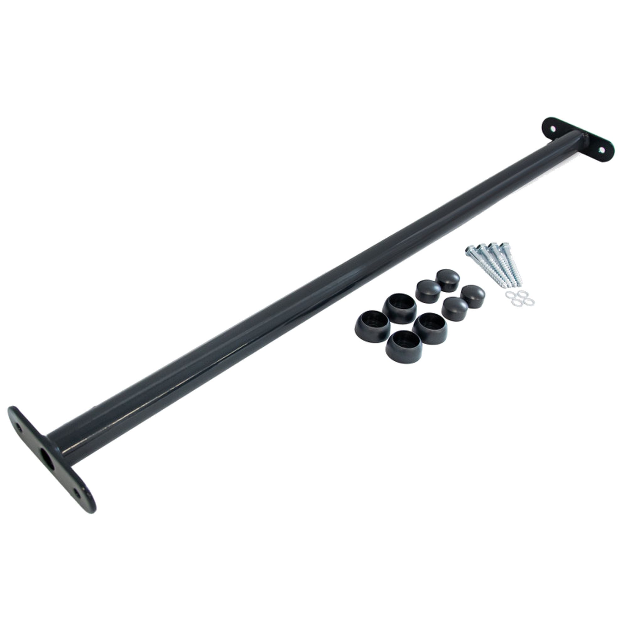ROG-Gardenline Turnreck Reckstange Metall stabile Turnstange inklusive Montagematerial, (anthrazit, 90 cm)