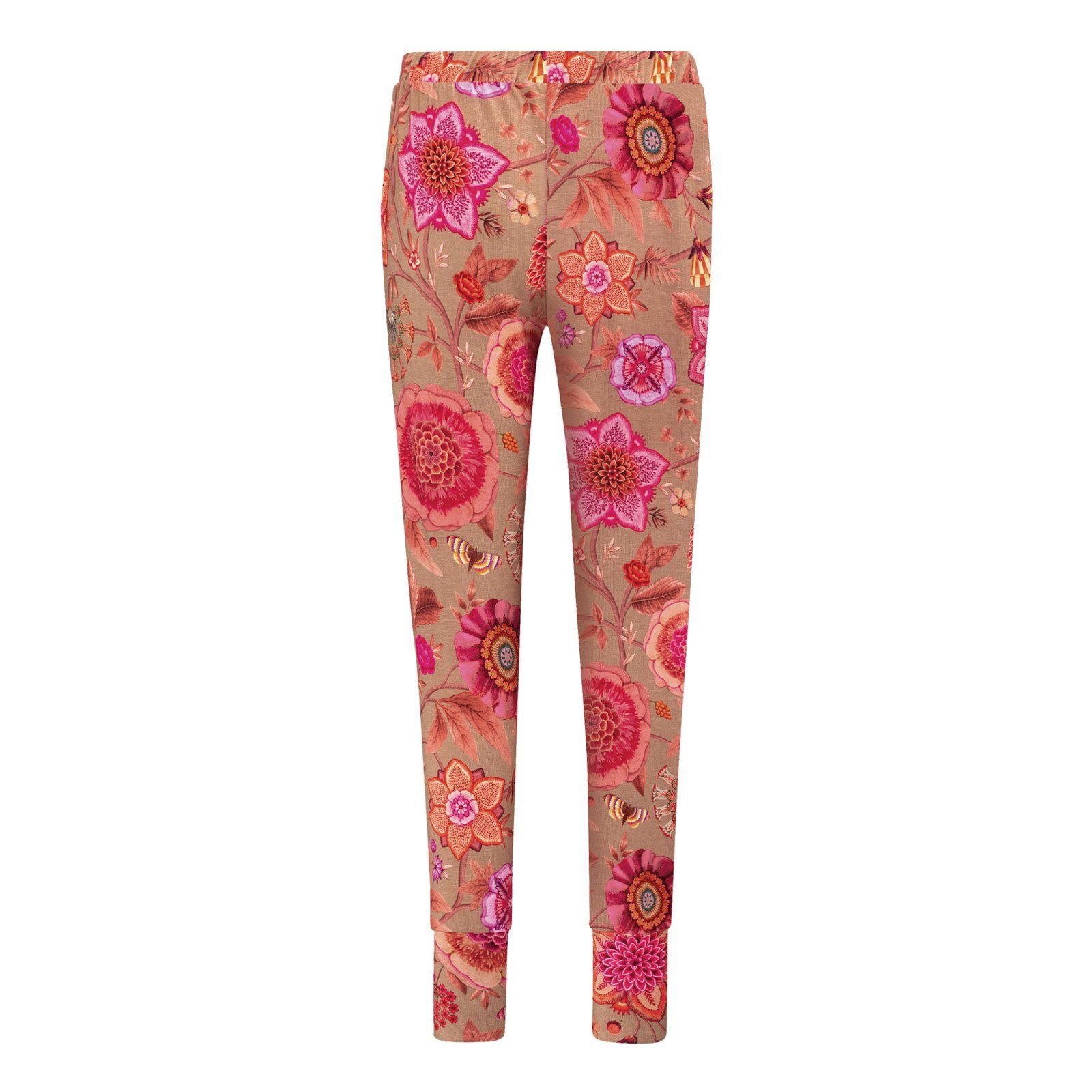 PiP Studio Relaxhose Bobien Long Trousers mit floralem Muster