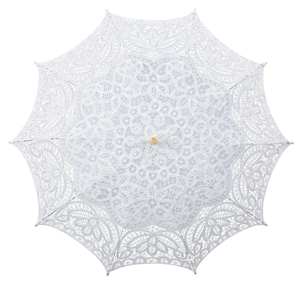 von Lilienfeld Stockregenschirm Hochzeitsschirm Brautschirm Vivienne günstig online kaufen