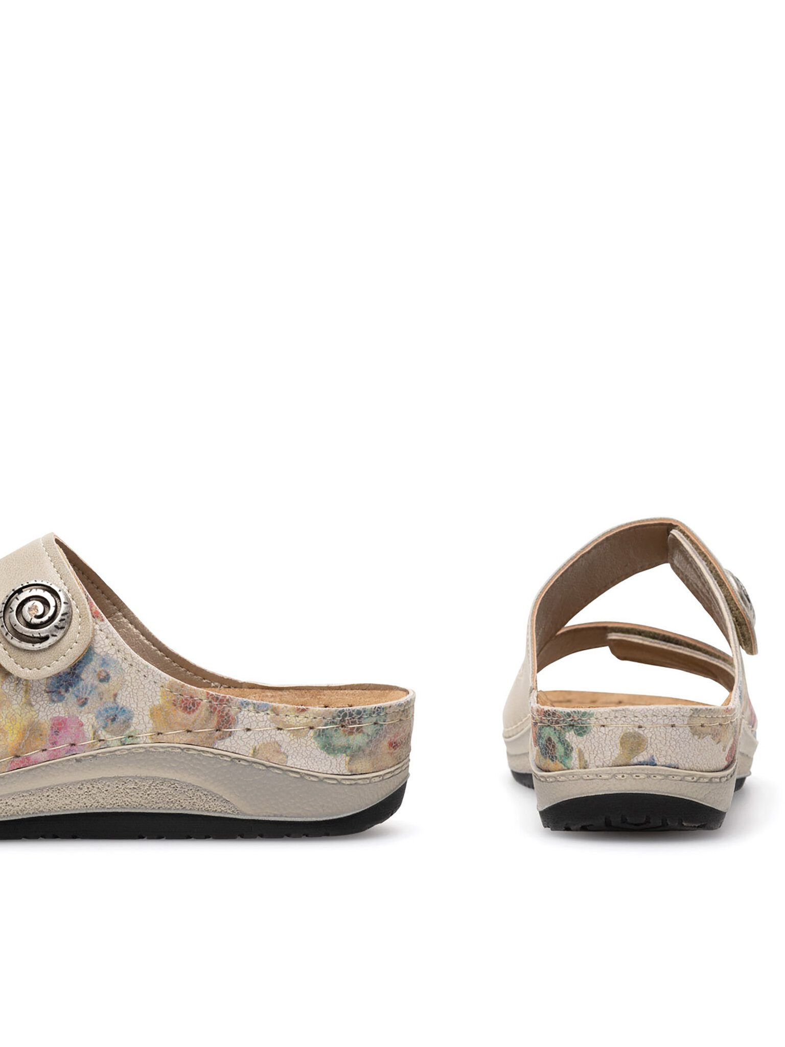 INBLU Pantoletten PF010100 Goldfarben Pantolette