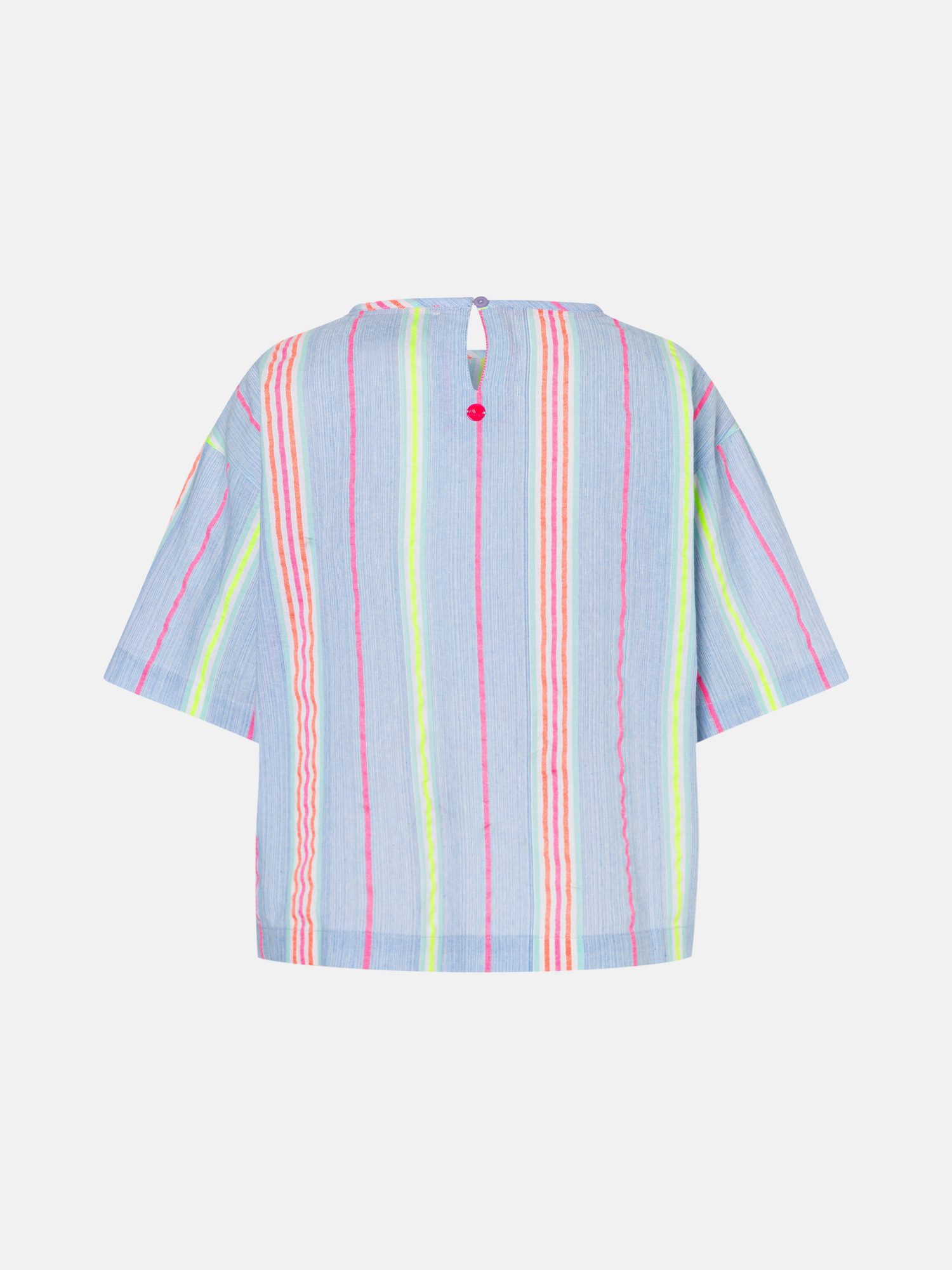 Lieblingsstück Shirtbluse AmitaL im Streifendesign mit glänzenden Akzenten