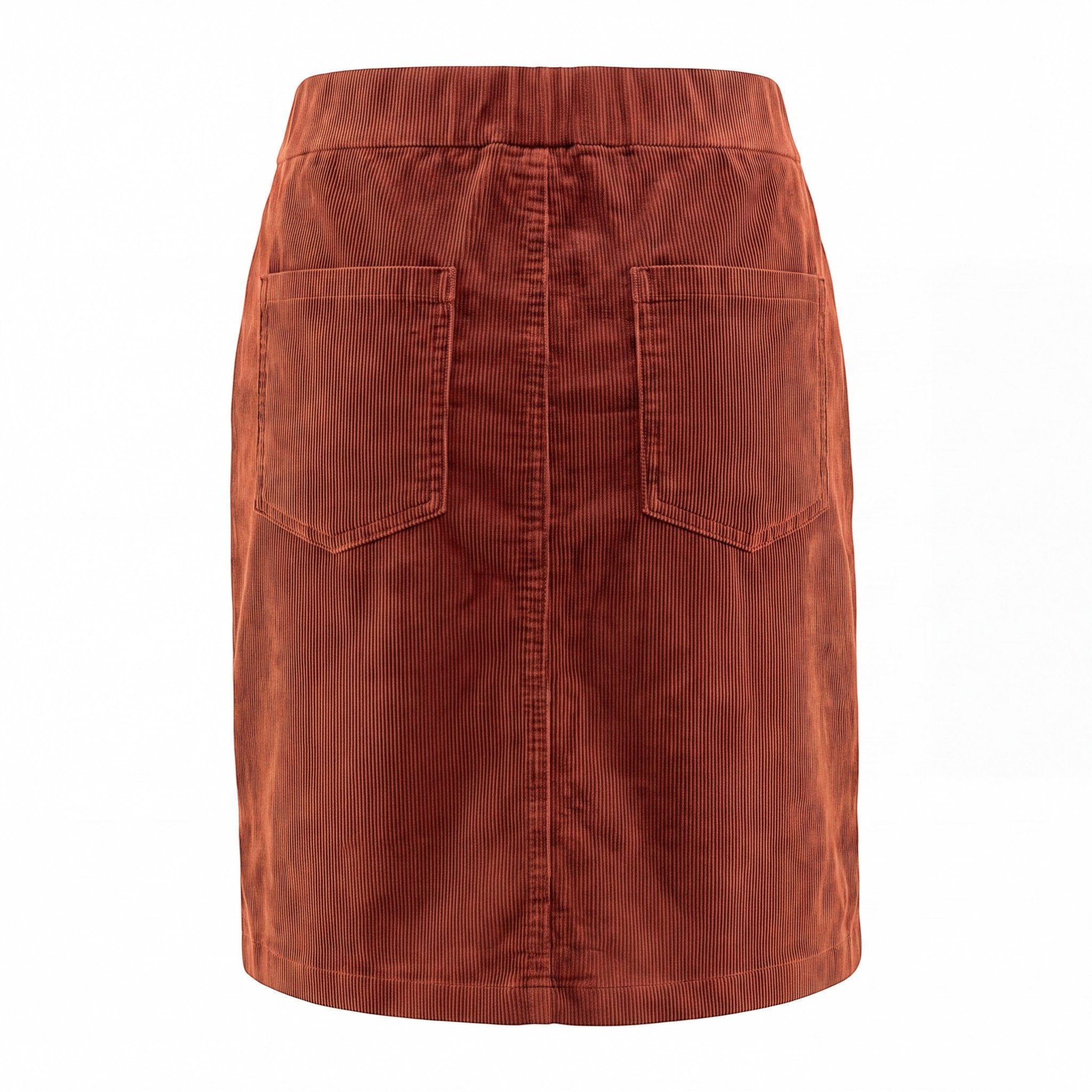 OriginalYou Cordrock Damen Feincordrock mit Integrierter Shorts mit elastischem Bund, in Unifarben – Bild 3 von 5