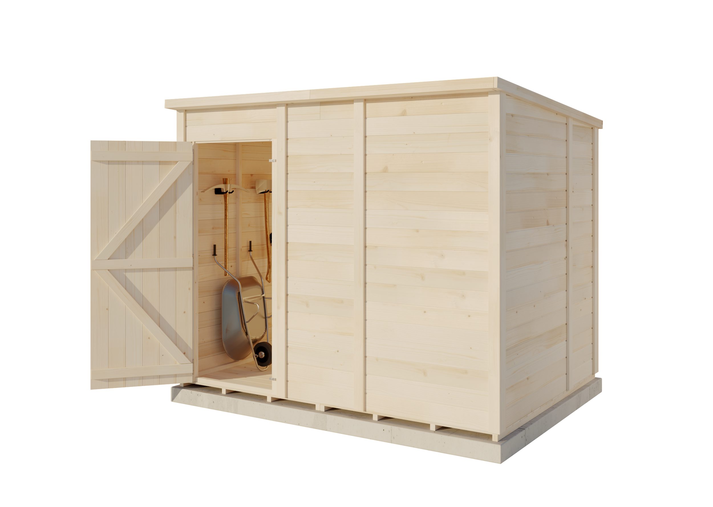 StoreHaus Gerätehaus Holz Stefano, BxT: 186,2x246,2 günstig online kaufen