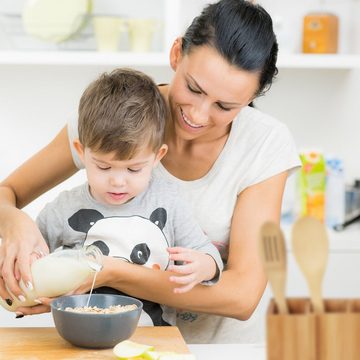 relaxdays Besteckhalter Küchenutensilienhalter mit Kochlöffeln