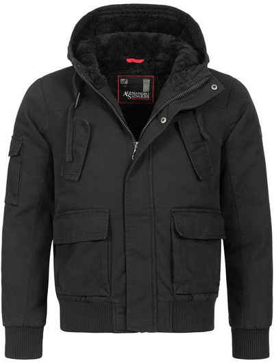 Alessandro Salvarini Winterjacke AS-139 mit kuschlig warmem Teddyfell