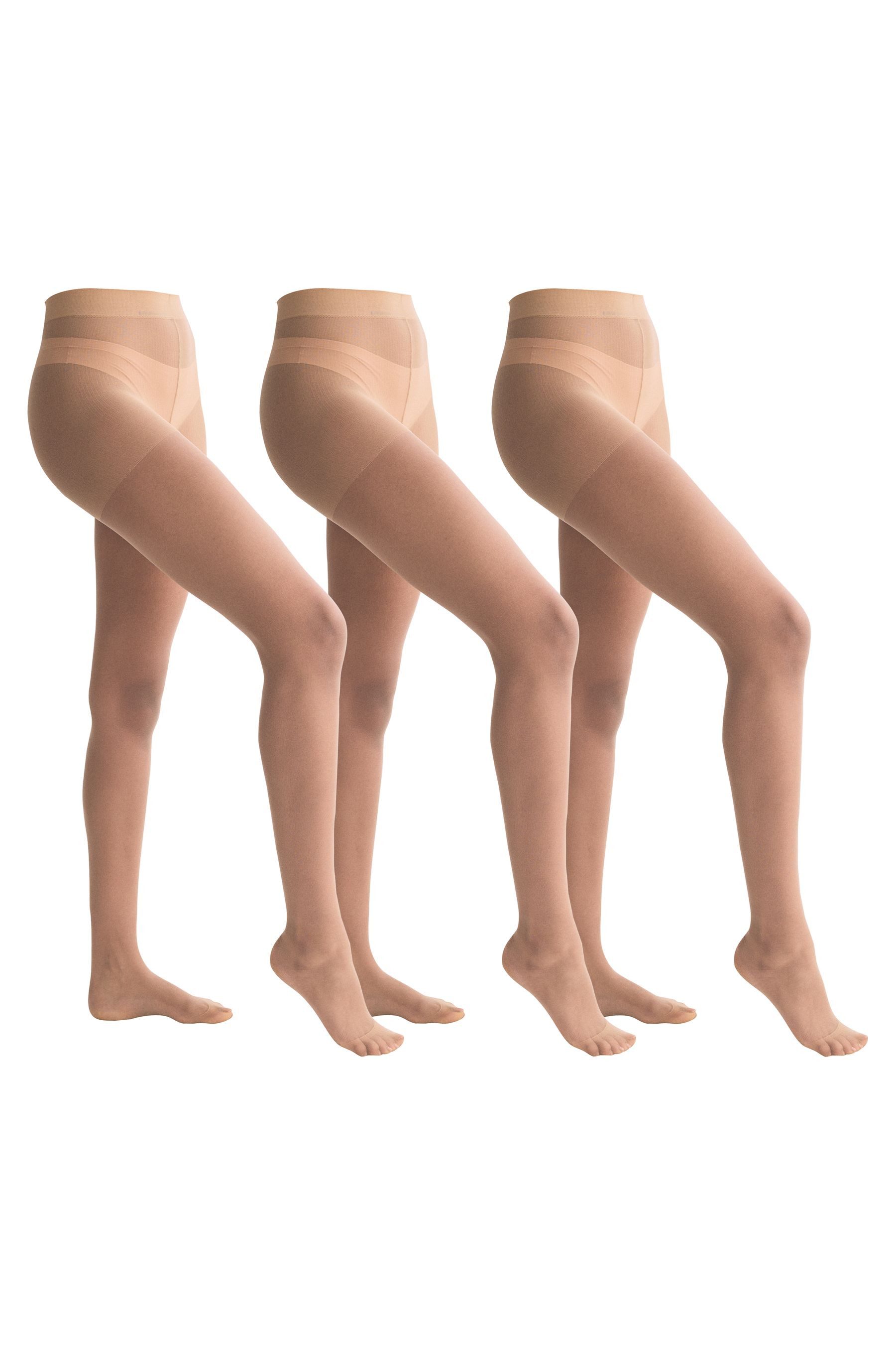 Strumpfhose Matte Strumpfhosen in 15 Denier, 3er-Pack