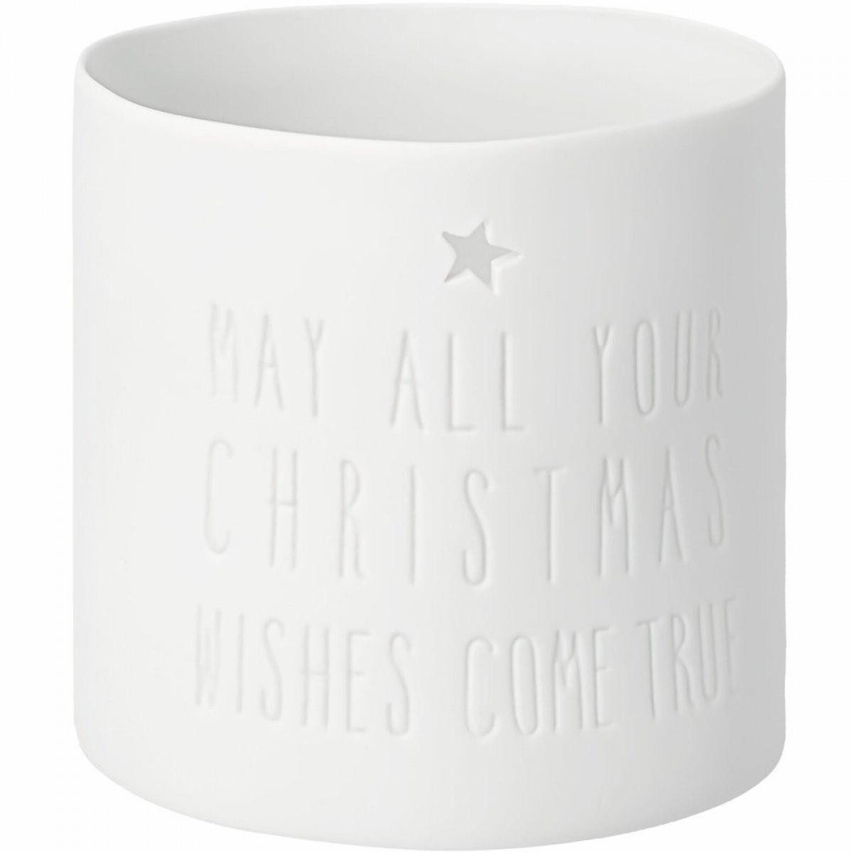 Räder Windlicht Design Teelichthalter May All Your Dreams (8x8cm)