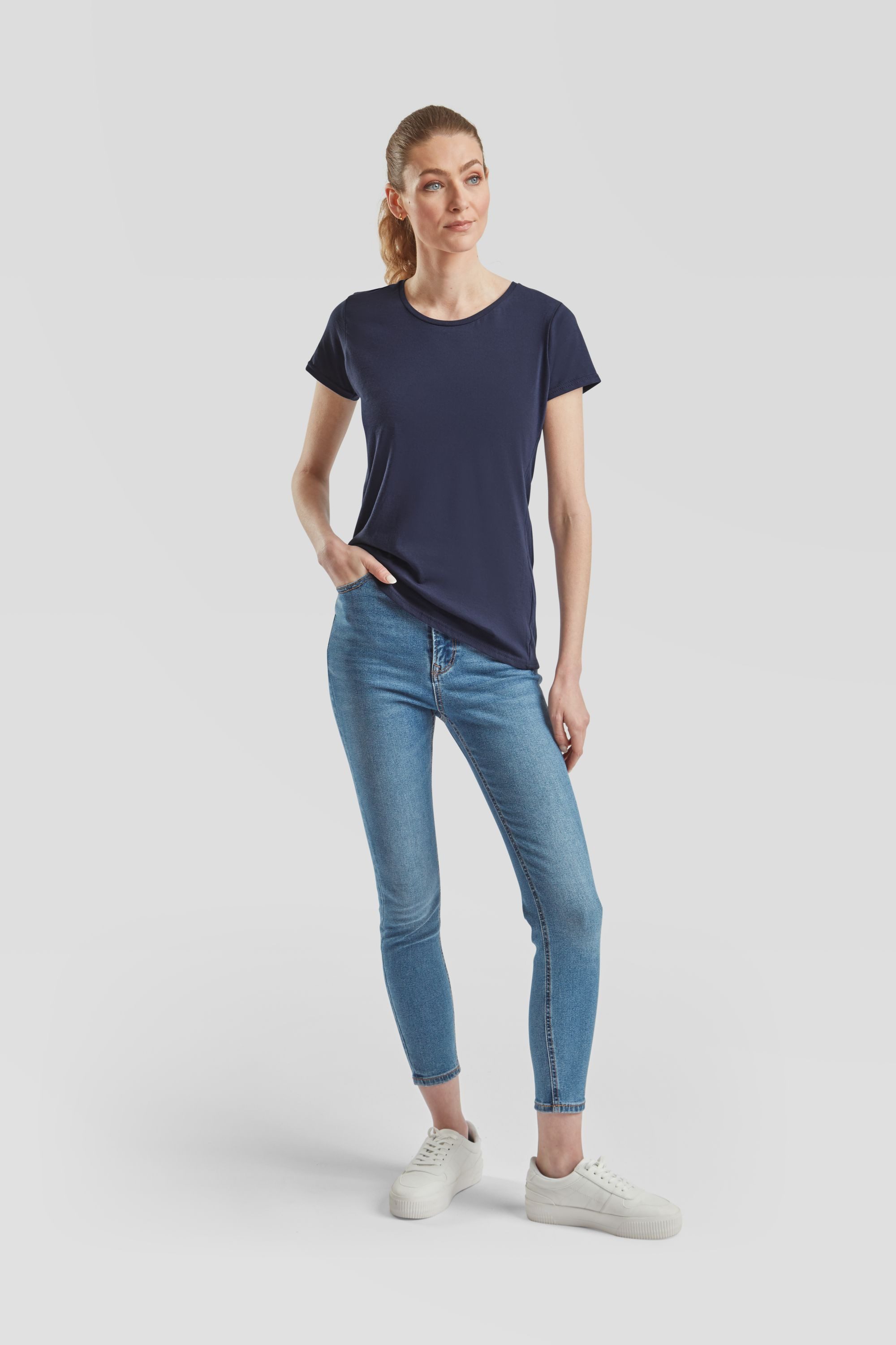 Fruit of the Loom Rundhalsshirt Ladies Iconic 150 T-Shirt günstig online kaufen