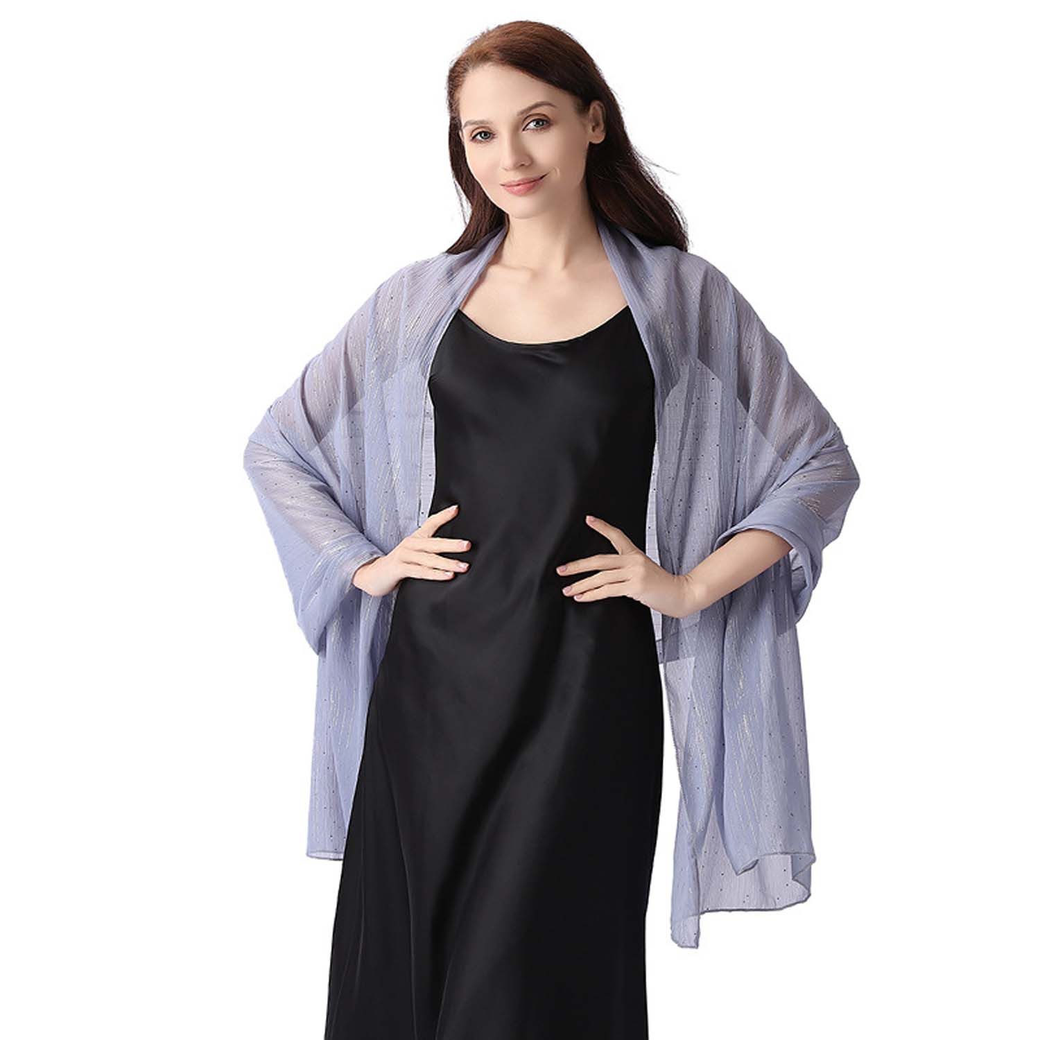 Modeschal Chiffon Stola für Damen 200x70cm – Eleganter