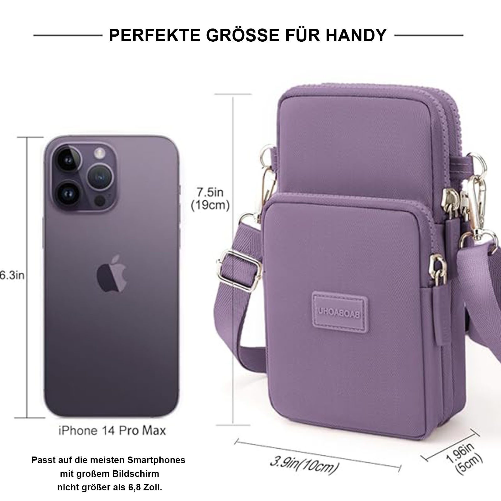 HAUSS SPOLE Schultertasche Damen Brusttasche Bauchtasche Schultertasche Cro günstig online kaufen