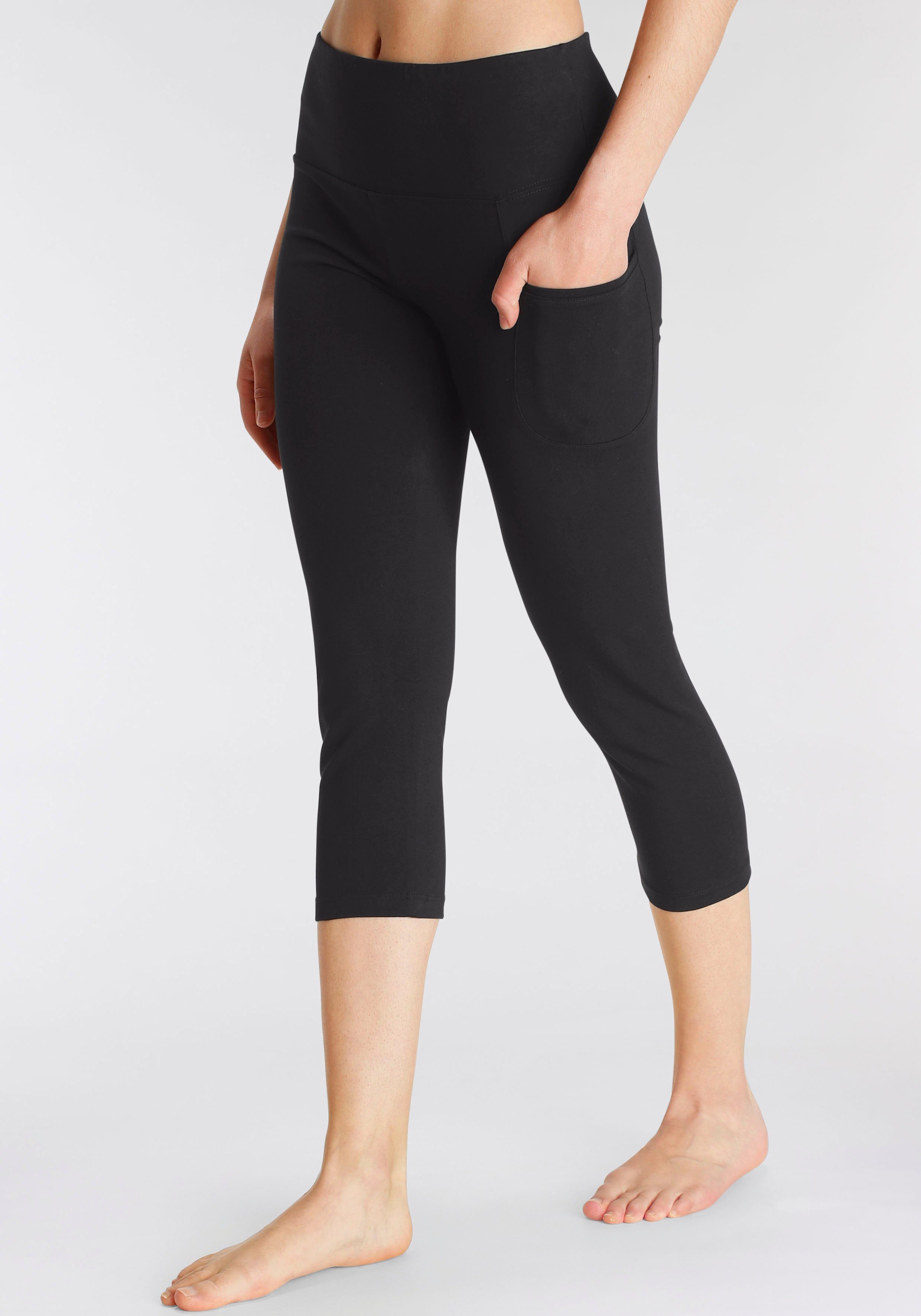 LASCANA ACTIVE 3/4-Leggings mit Handytasche, Loungewear