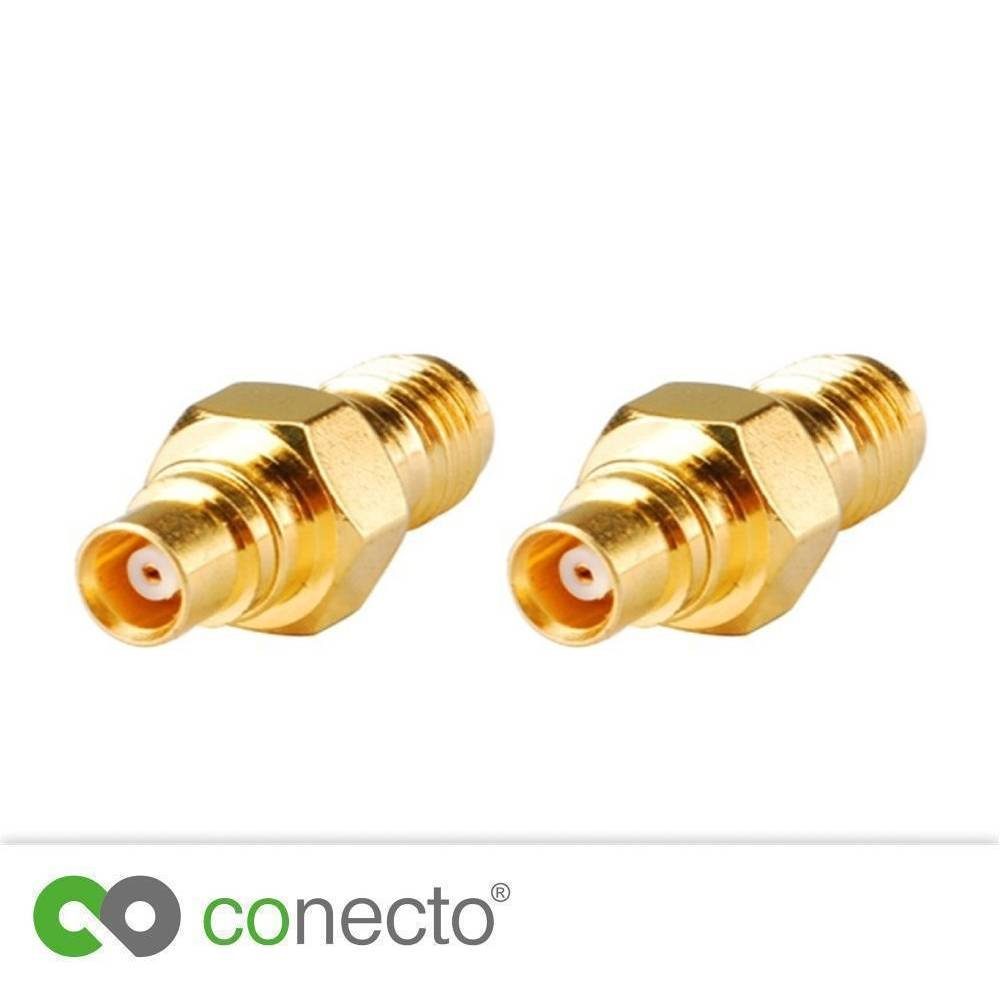 MCX-Buchse Pin SMA-Adapter, conecto MCX-Kupplung, SMA-Buchse conecto SAT-Kabel auf ohne