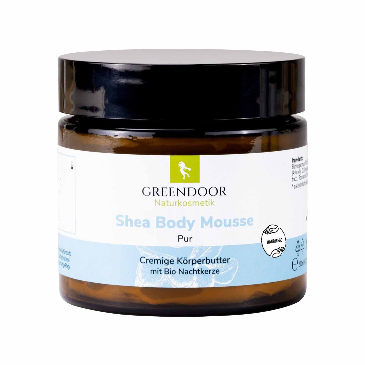 GREENDOOR Körperbalsam Shea Body Mousse PUR