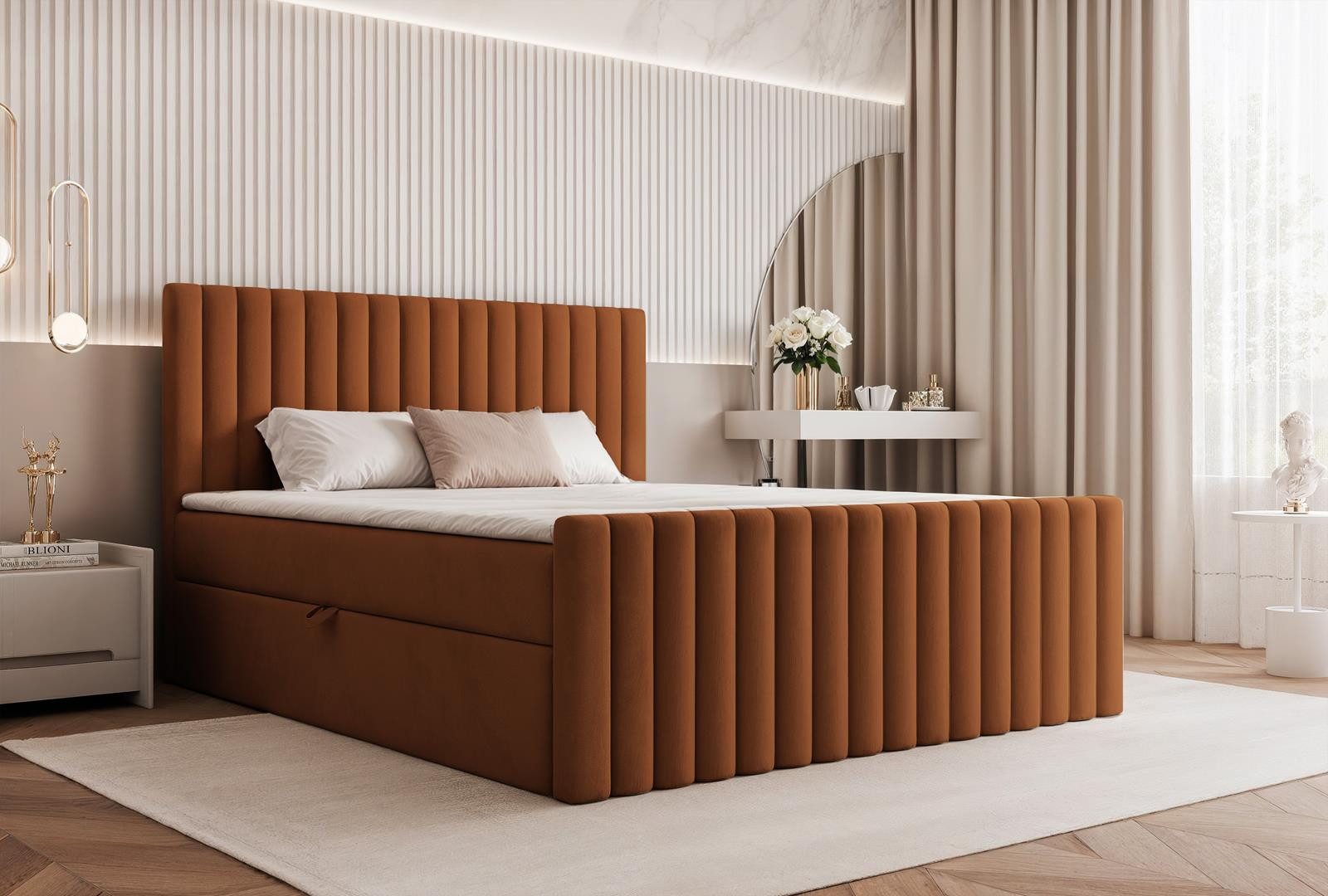 Compleo Boxspringbett elegant und modern MIAMI günstig online kaufen