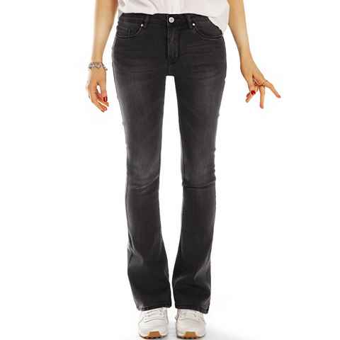 be styled Bootcut-Jeans Medium waist Damenjeans stretchige Schlaghosen - Damen - j7i