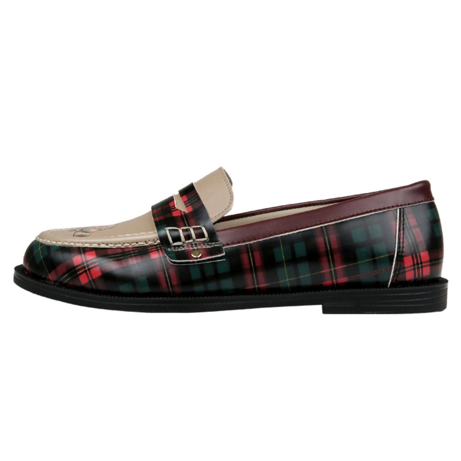 DOGO Moriso Loafer Teddy Bear Damen Halbschuhe Loafer Handgefertigt