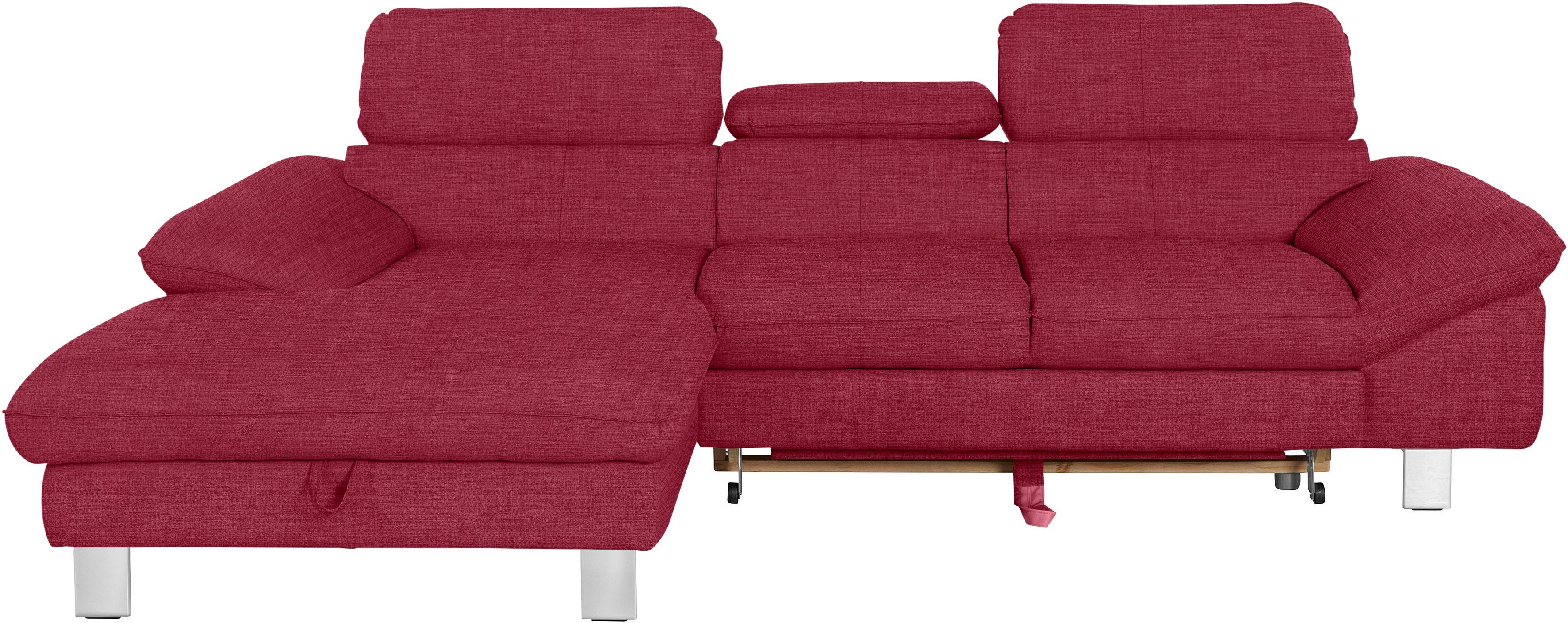COTTA Ecksofa Driver L-Form, mit Kopfteilverstellung, günstig online kaufen