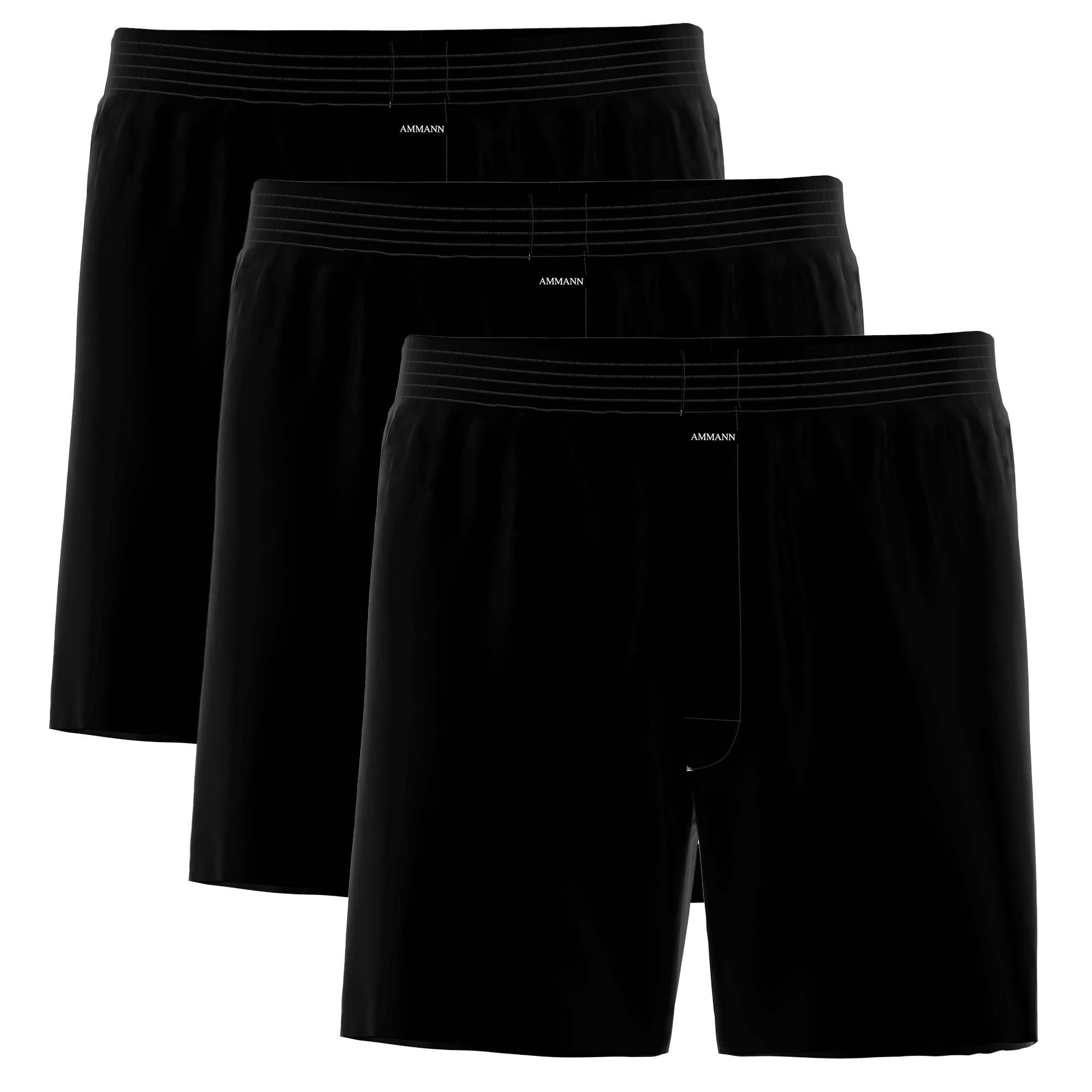 Boxer Herren Boxershort 3er Pack Baumwolle