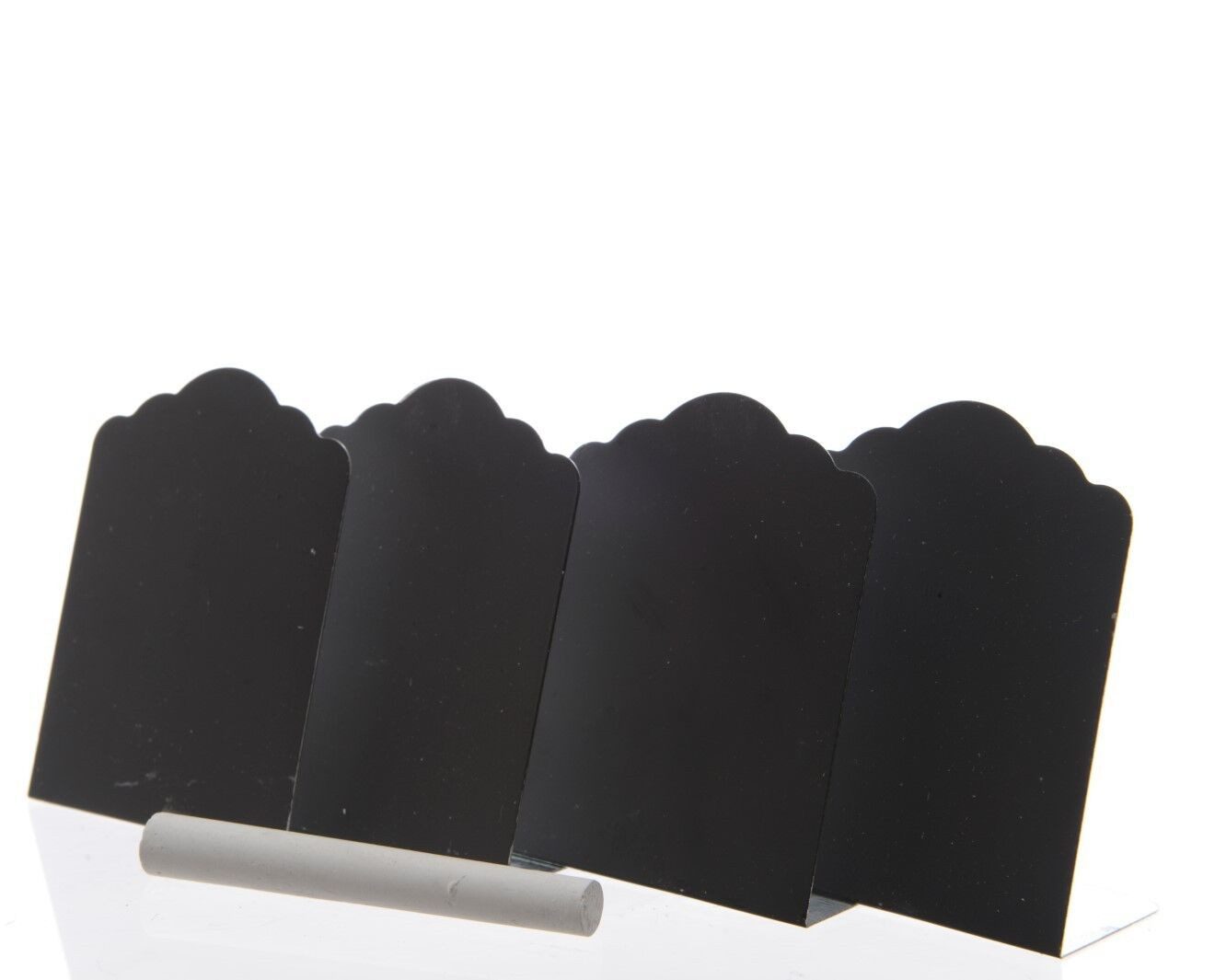 Kaemingk Tischkartenhalter Kartenhalter Tafel Eisen schwarz Menühalter 4er Set= 1 Packung