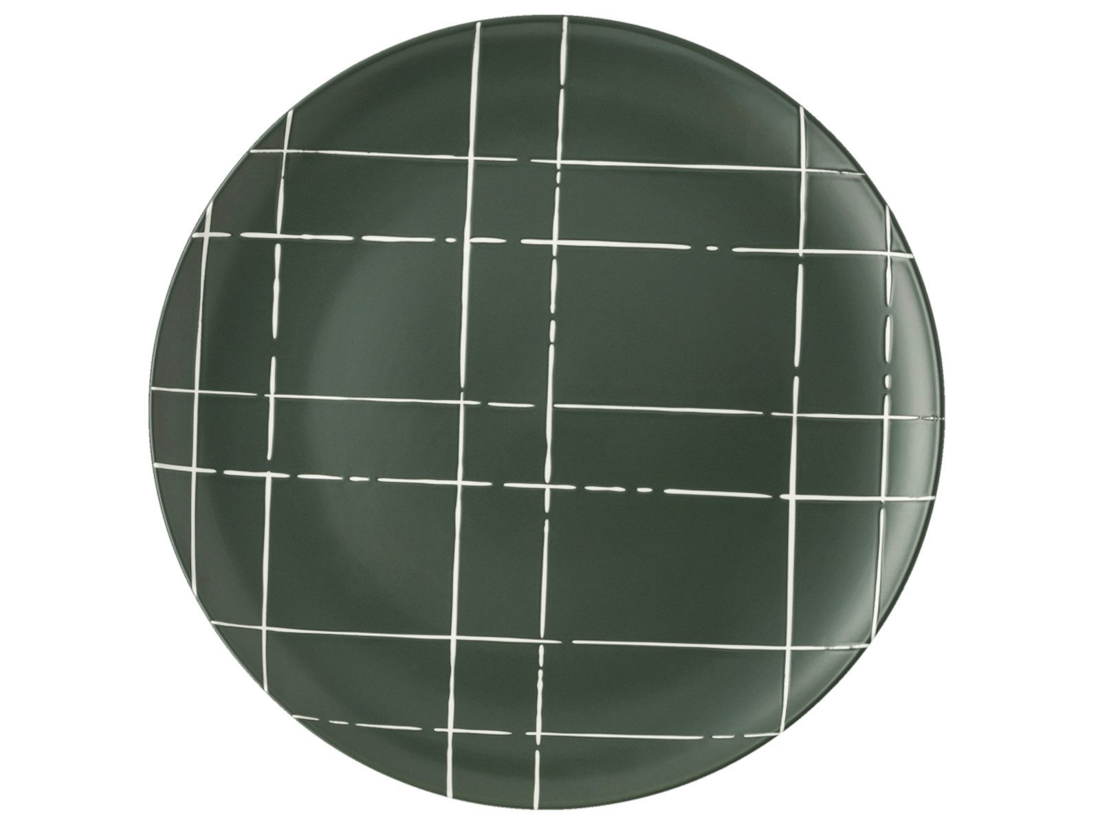 Thomas Porzellan Speiseteller FUN Karo dark Speiseteller 27cm