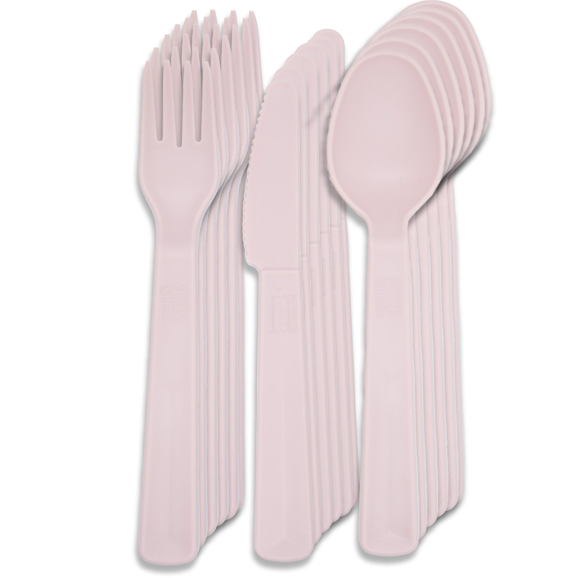 bahama Besteck-Set Besteck Mehrweg Party Camping Gabel Messer Löffel (1-tlg), Kunststoff, Plastik, Set