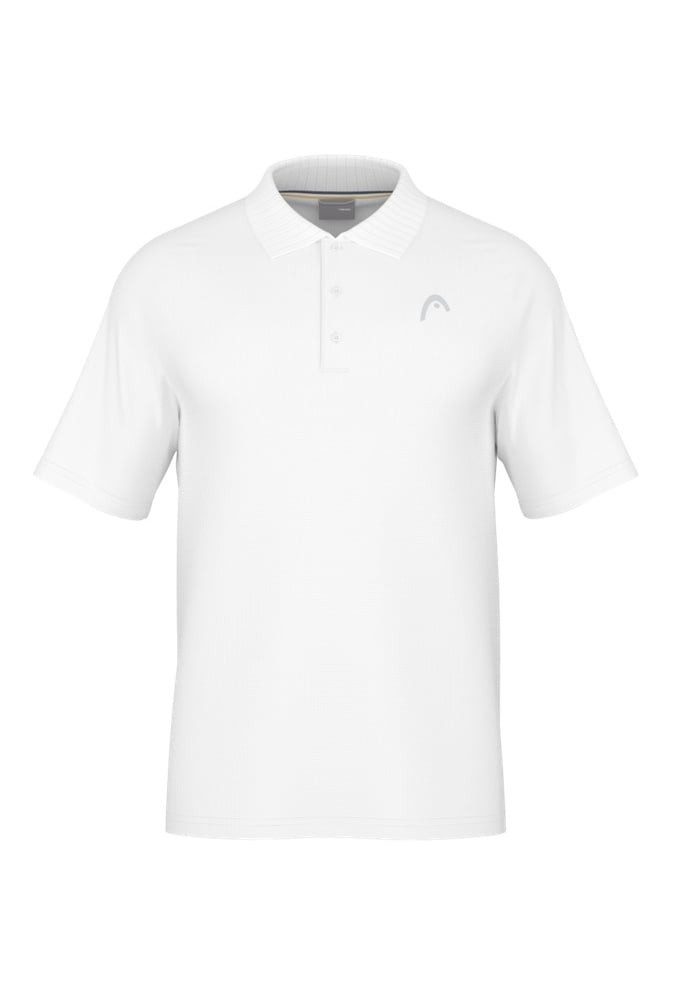 Head Poloshirt Performance 2024 (Polyester-Jacquard, schnelltrocknend) weiss Herren