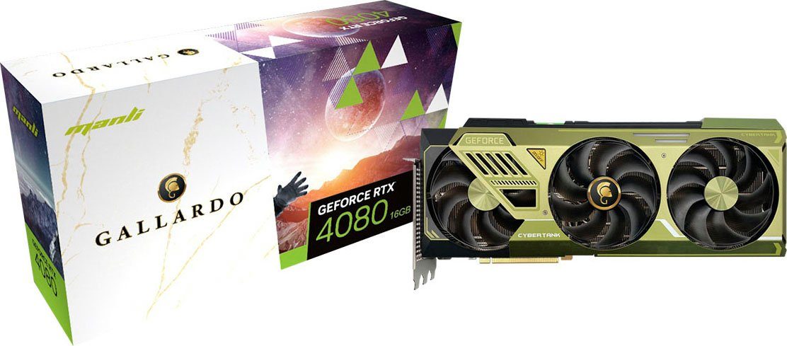 Manli GeForce® RTX 4080 16GB Gallardo Grafikkarte (16 GB, GDDR6X ...