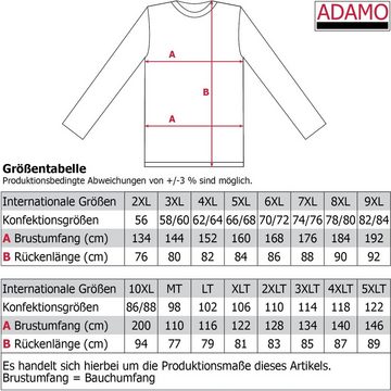 ADAMO Schlafanzug (1 tlg) Herren in Übergrößen bis 10XL und in Langgrößen bis 122