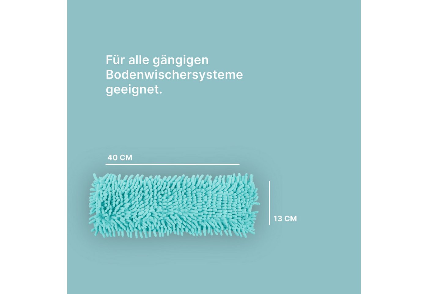 Thumbnail - Bestlivings Mikrovelour / Chenille Wischbezug (Mikrofaser, 40x12 cm, für alle gängigen Klapphalter, 1-tlg., Ersatzbezug ...