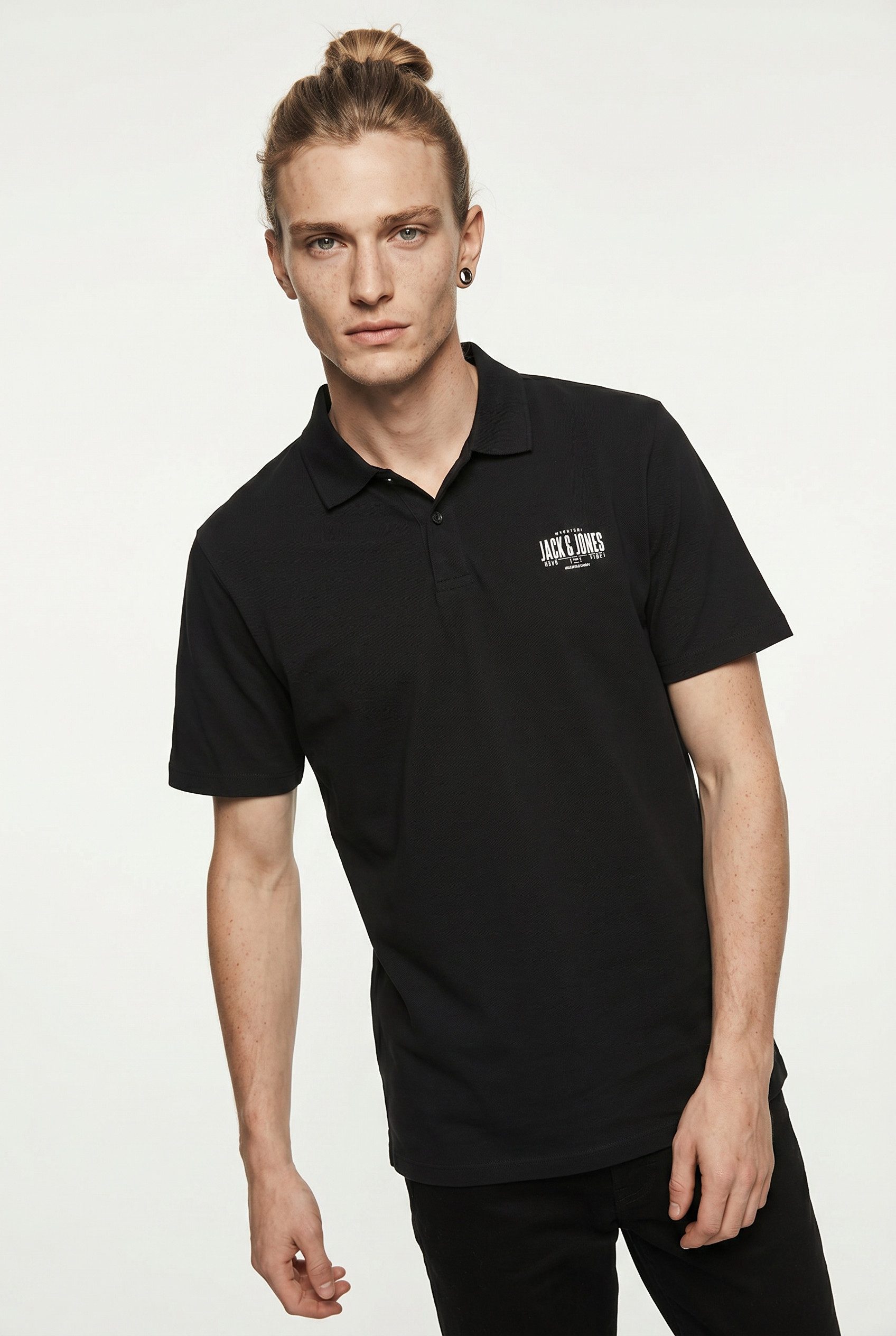Jack & Jones Poloshirt JJAERO POLO SS Baumwolle, regular fit